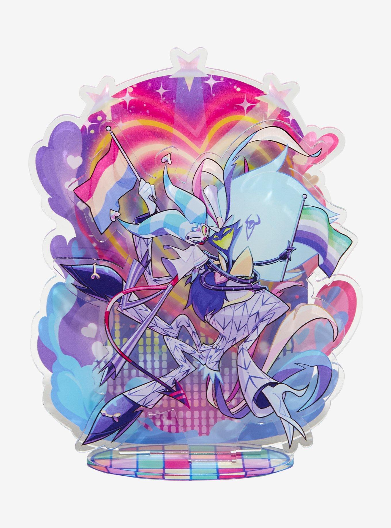 Helluva Boss Fizzarolli & Asmodeus Pride Acrylic Stand, , hi-res