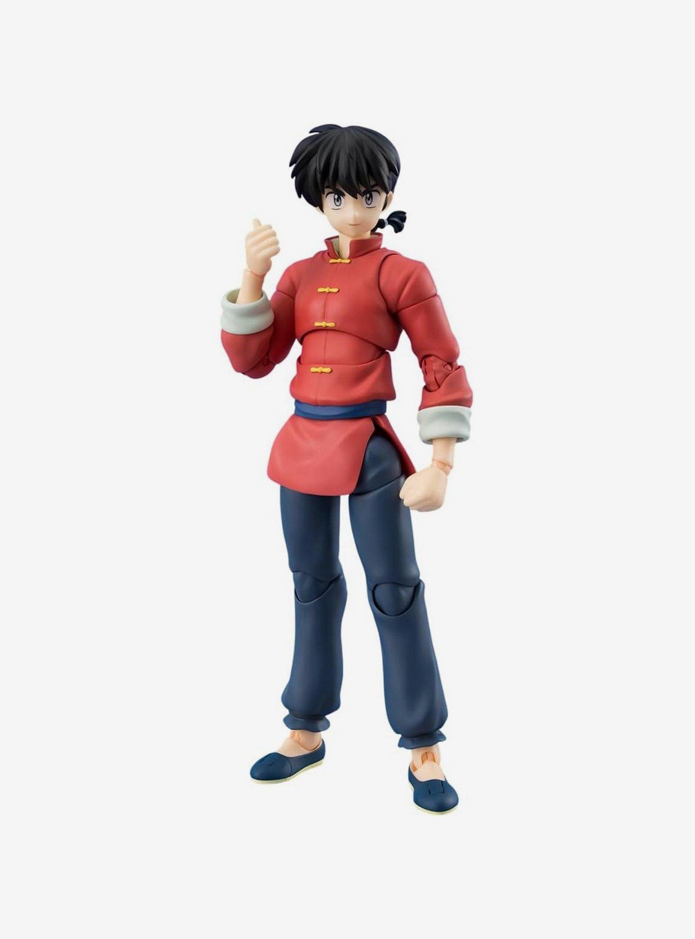 Bandai Namco Ranma 1/2 S.H.Figuarts Ranma Saotome Figure (Male Ver.), , hi-res