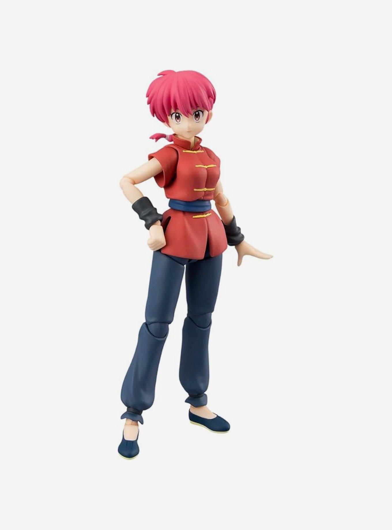 Bandai Namco Ranma 1/2 S.H.Figuarts Ranma Saotome Figure (Female Ver.), , hi-res