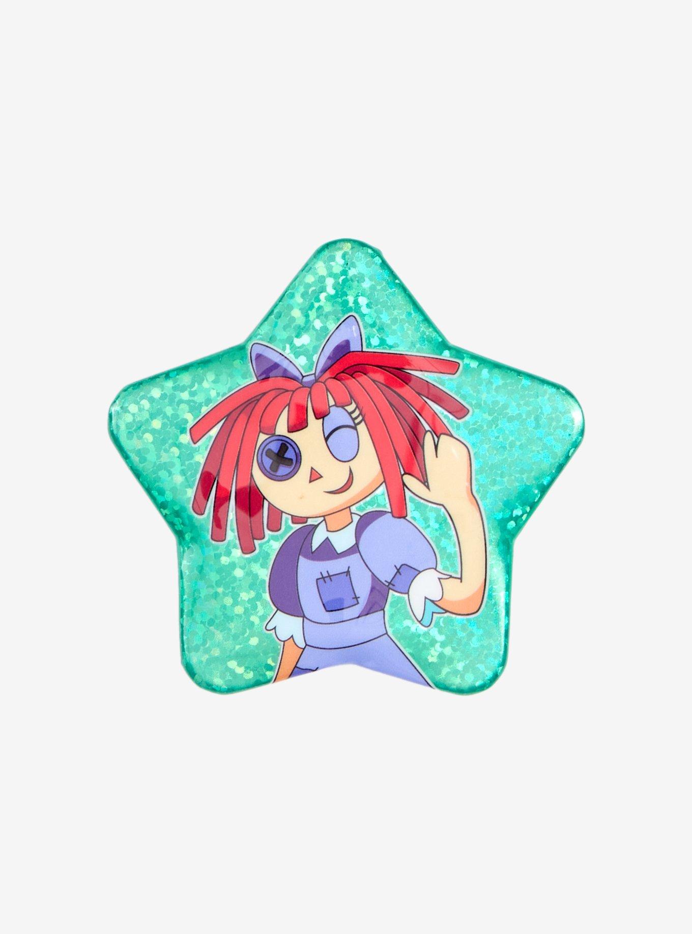 The Amazing Digital Circus Ragatha Glitter Star Button, , hi-res