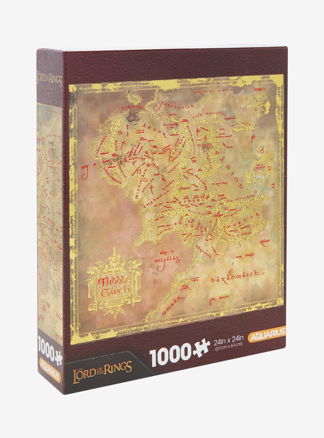 The Lord Of The Rings Middle-Earth Map Puzzle, , hi-res