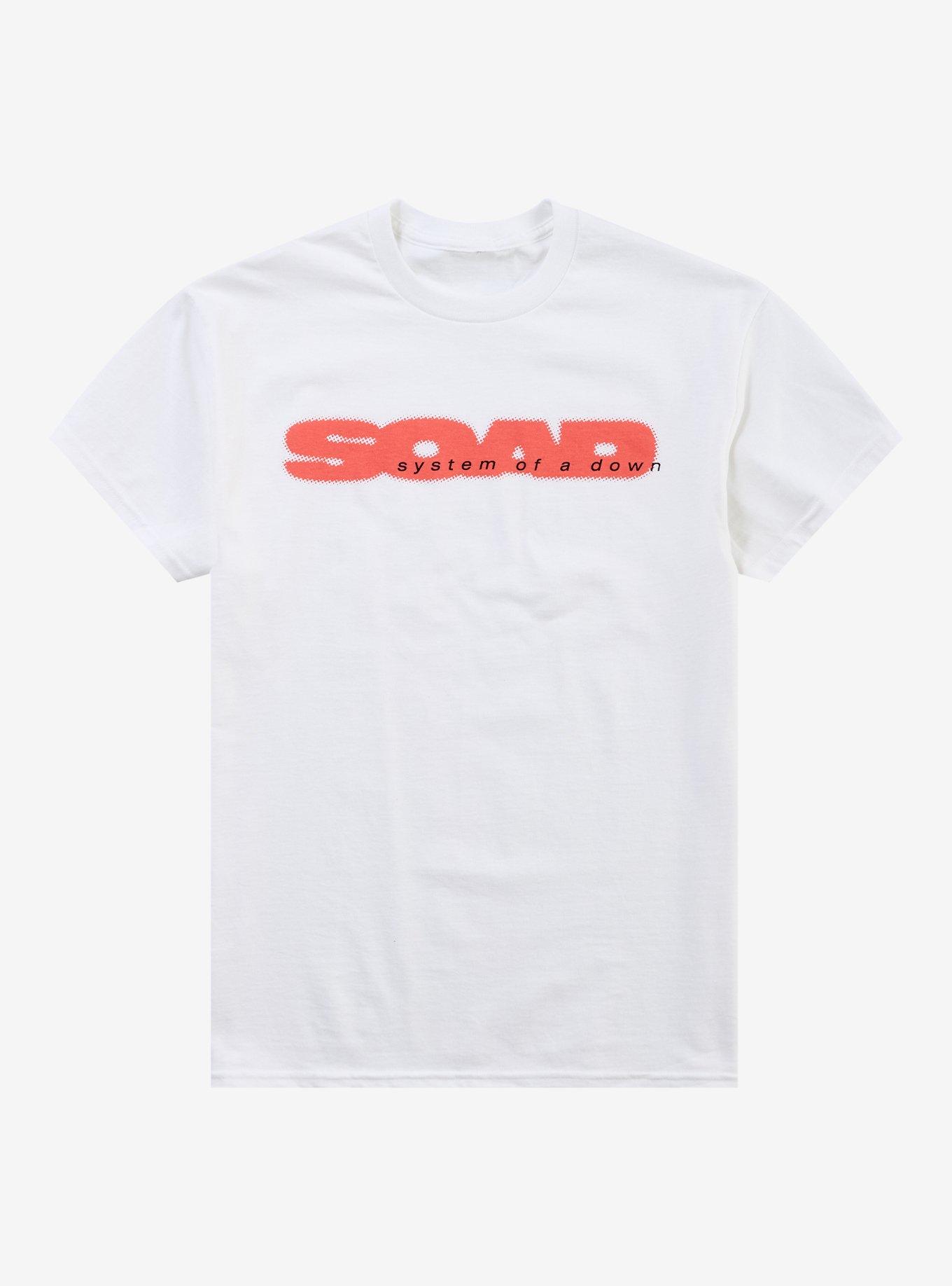 System Of A Down Blurry Logo T-Shirt, , hi-res