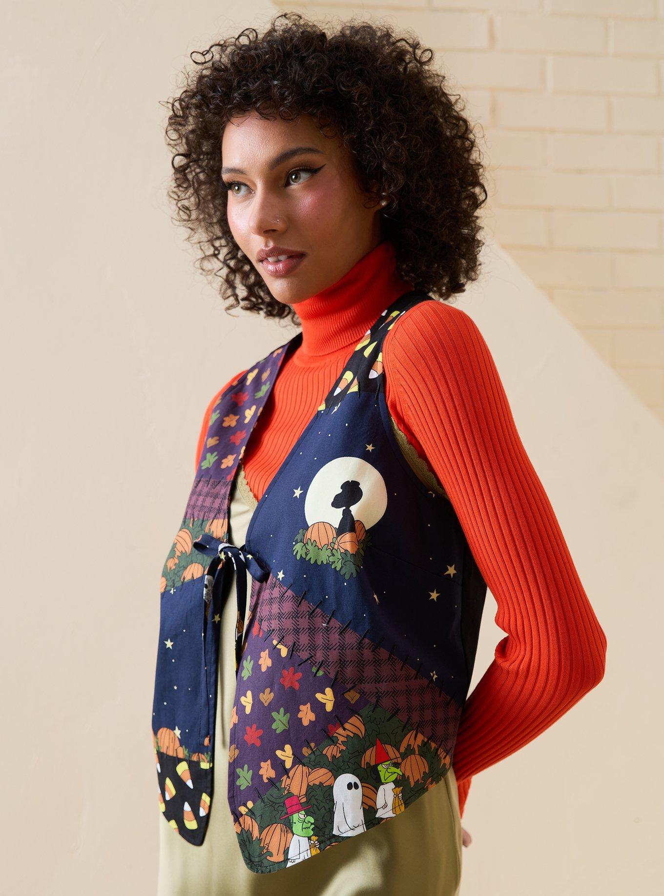 Peanuts Great Pumpkin Reversible Vest, , hi-res