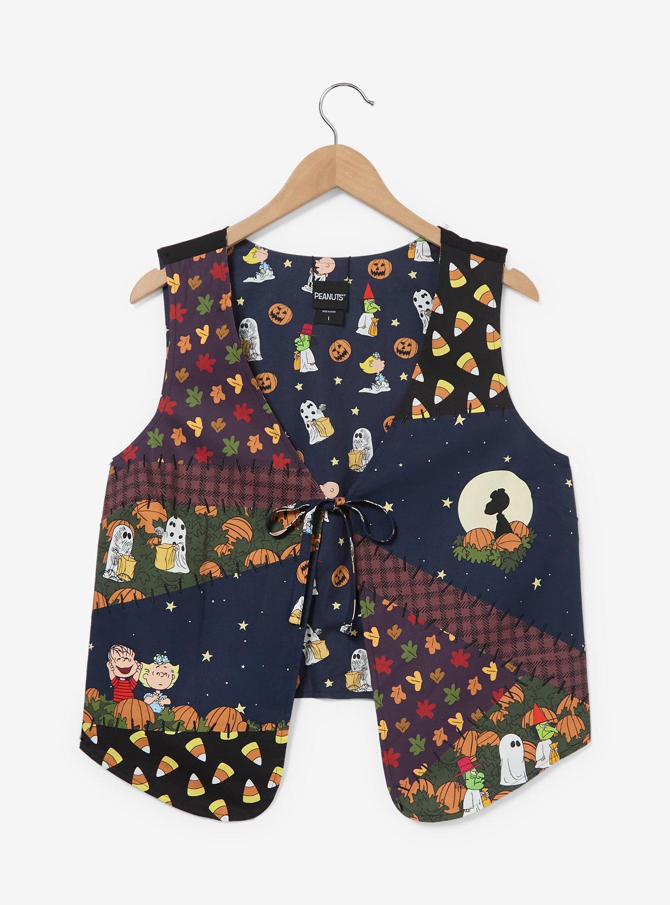 Peanuts Great Pumpkin Plus Size Reversible Vest, , hi-res