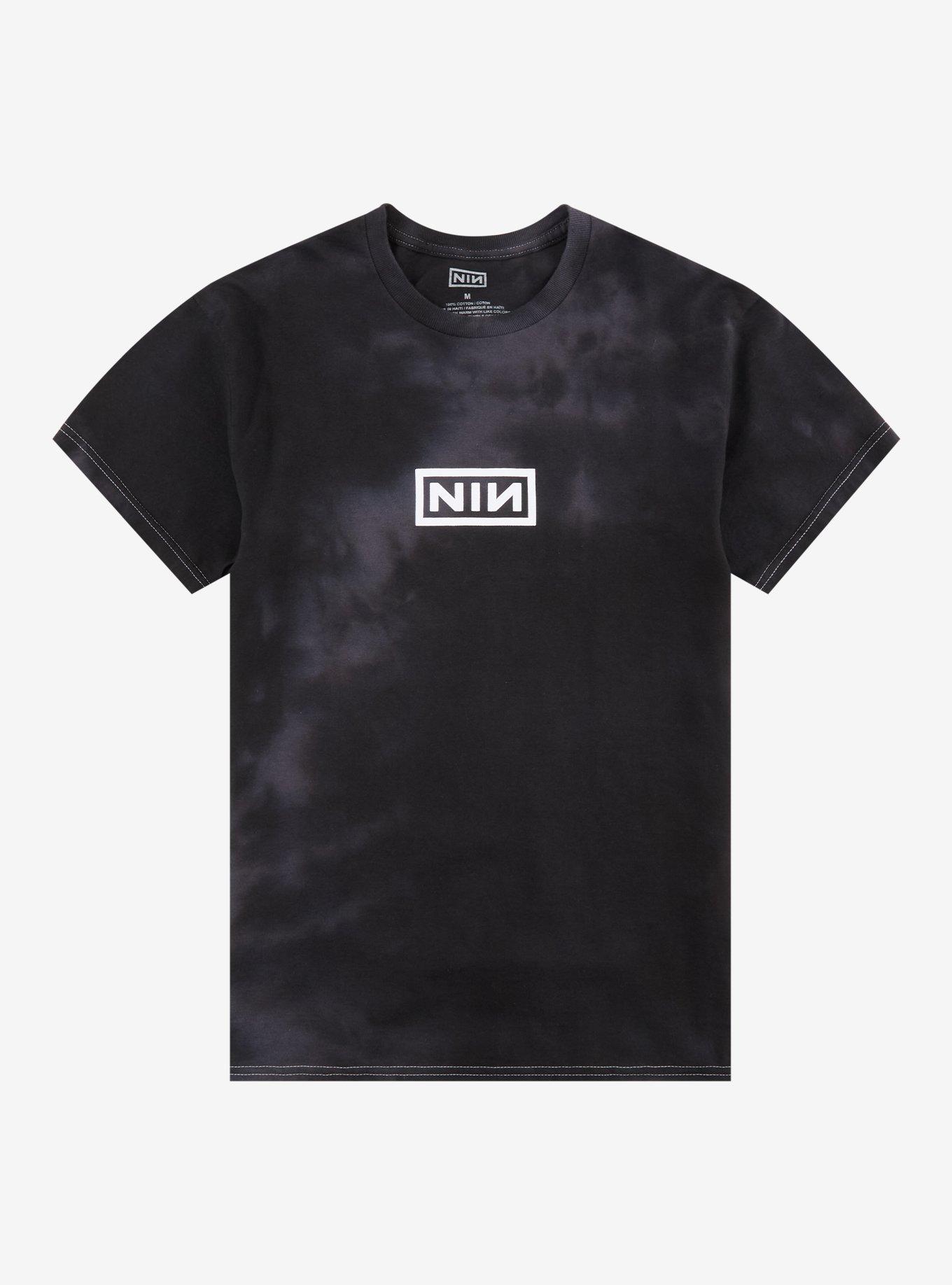 Nine Inch Nails Logo Mineral Wash T-Shirt, , hi-res