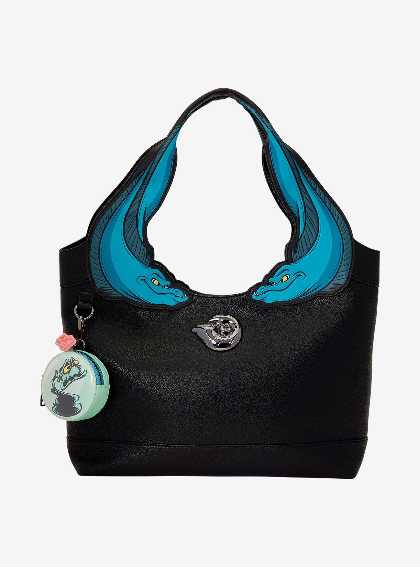 Loungefly Disney The Little Mermaid Flotsam & Jetsam Tote Bag with Coin Purse