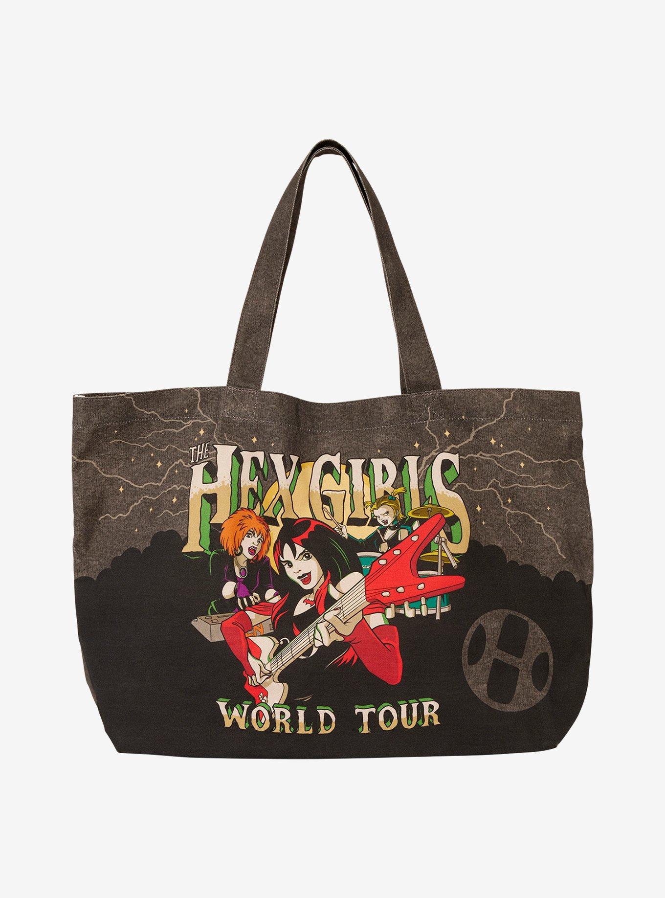 Loungefly Scooby-Doo! The Hex Girls World Tour Canvas Tote Bag