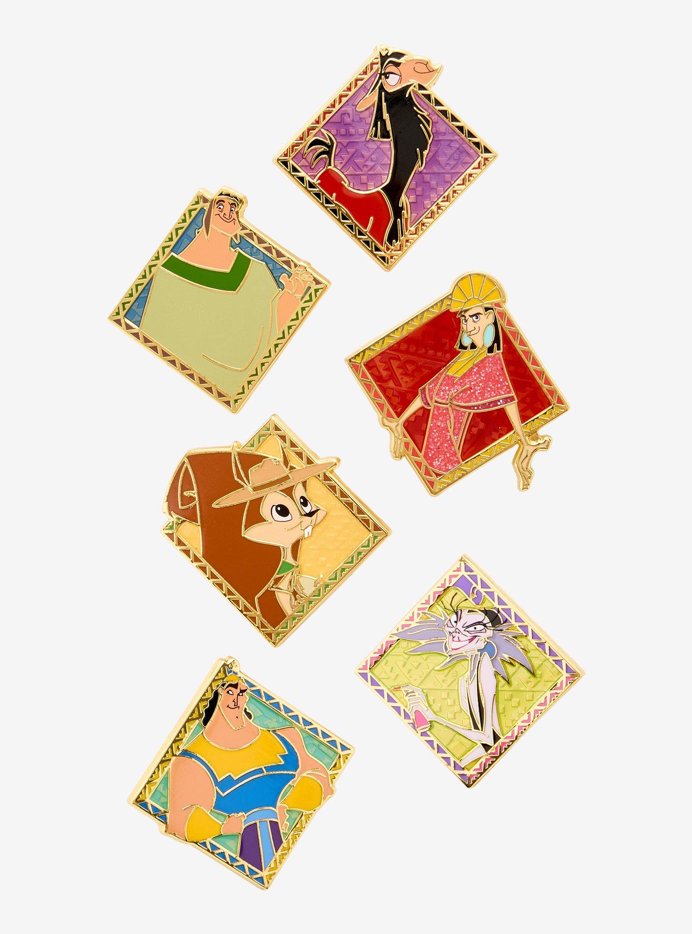 Loungefly Disney The Emperor's New Groove Portrait Blind Box Enamel Pin, , hi-res
