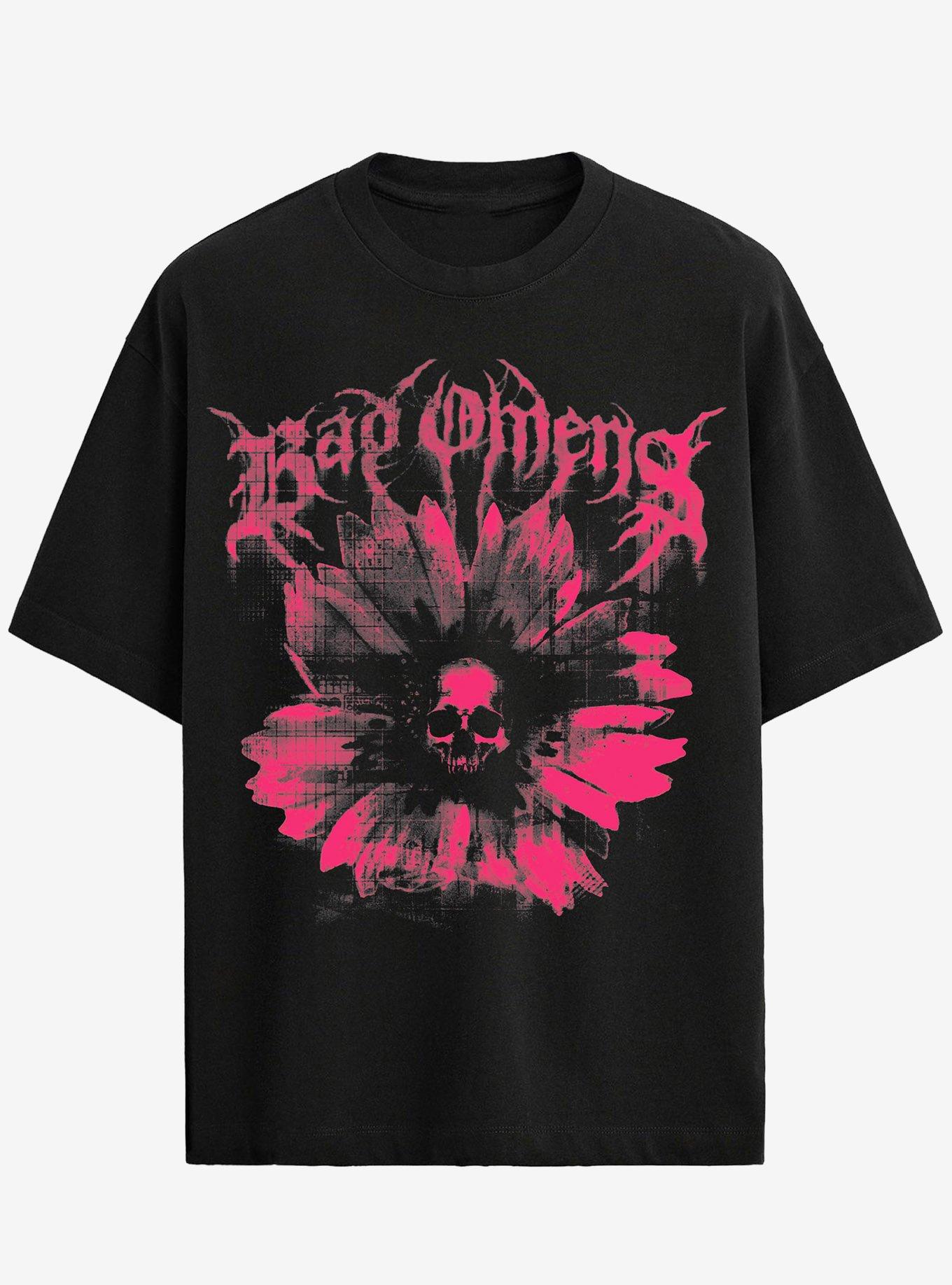 Bad Omens Skull Flower T-Shirt, , hi-res