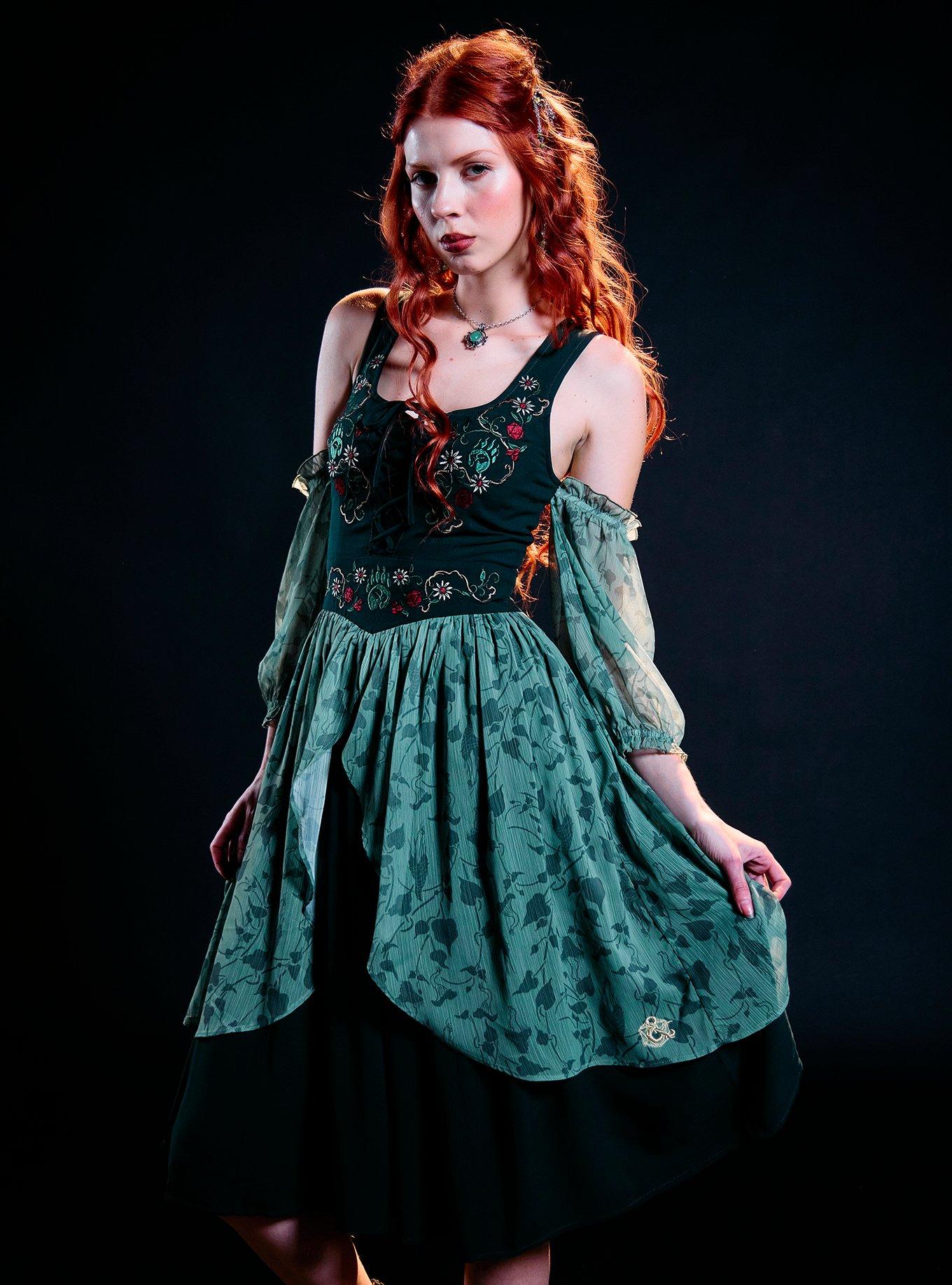 Dungeons & Dragons Druid Cold-Shoulder Dress, , hi-res