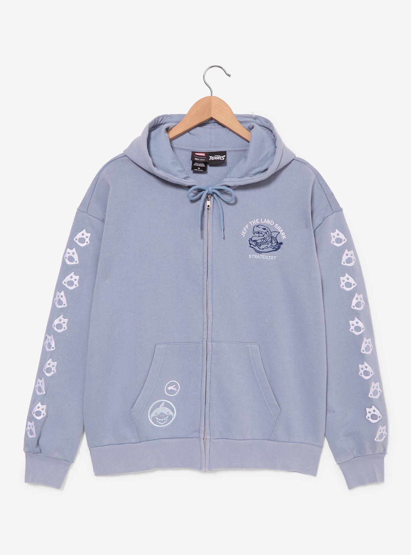 Marvel Rivals Jeff the Land Shark Zip Hoodie &mdash; BoxLunch Exclusive, , hi-res