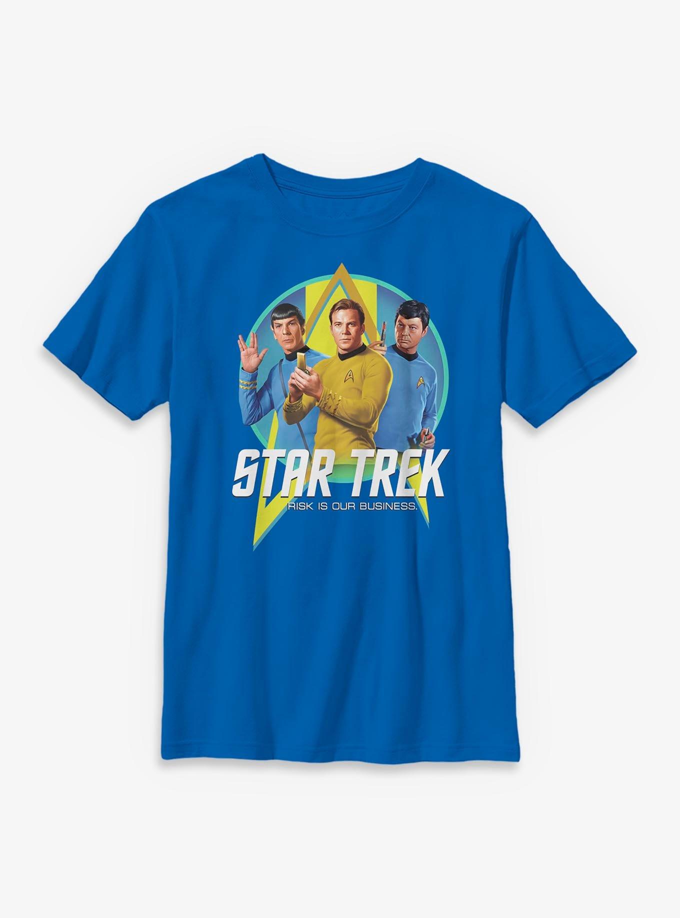 Star Trek Risk Is Our Business Trio Youth T-Shirt, , hi-res