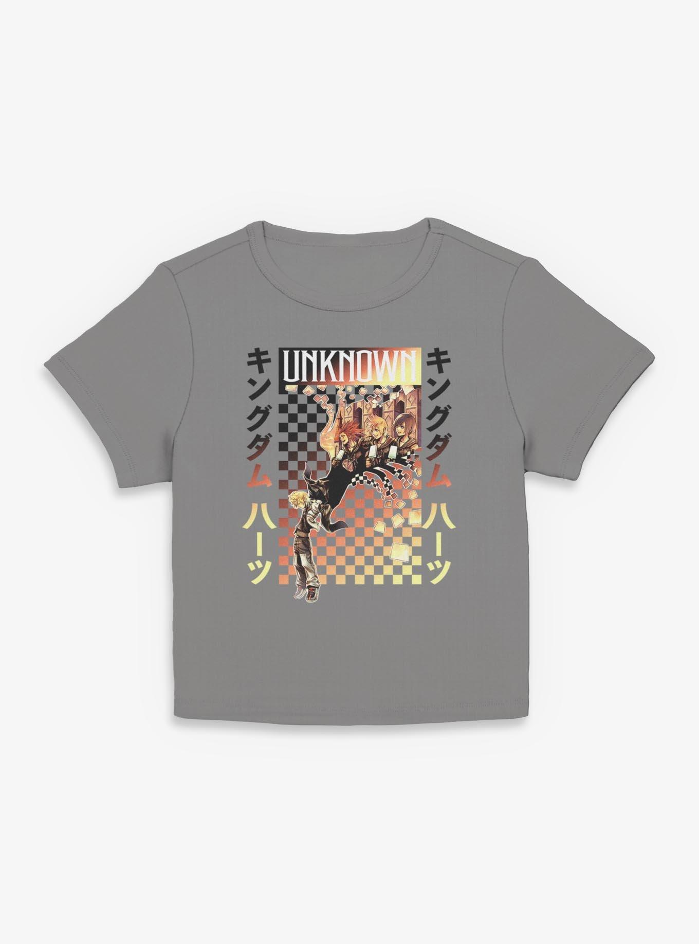 Disney Kingdom Hearts Checker Fade Womens Baby T-Shirt, , hi-res