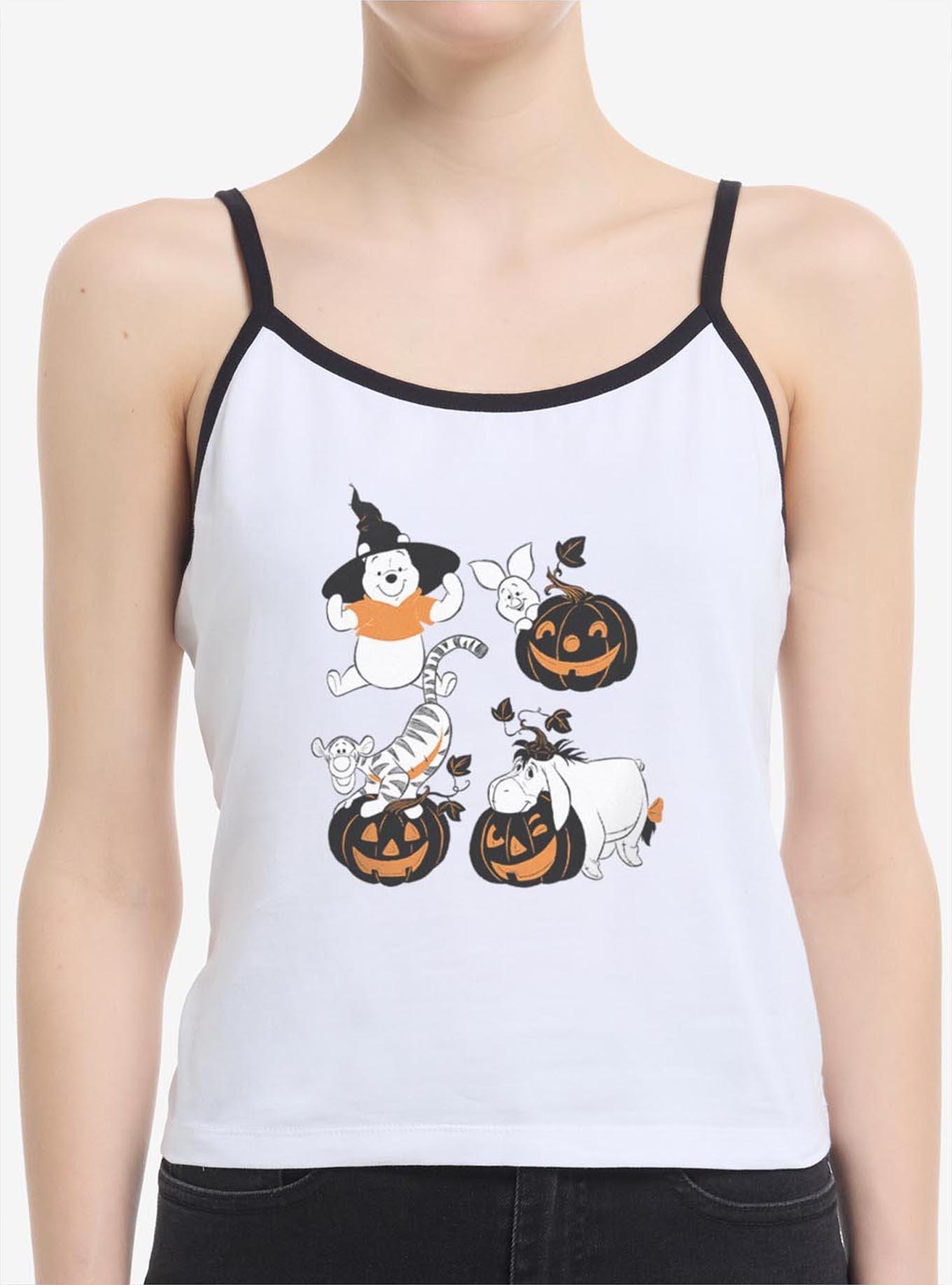 Disney Winnie The Pooh Sketchy Halloween Grid Womens Cami, , hi-res