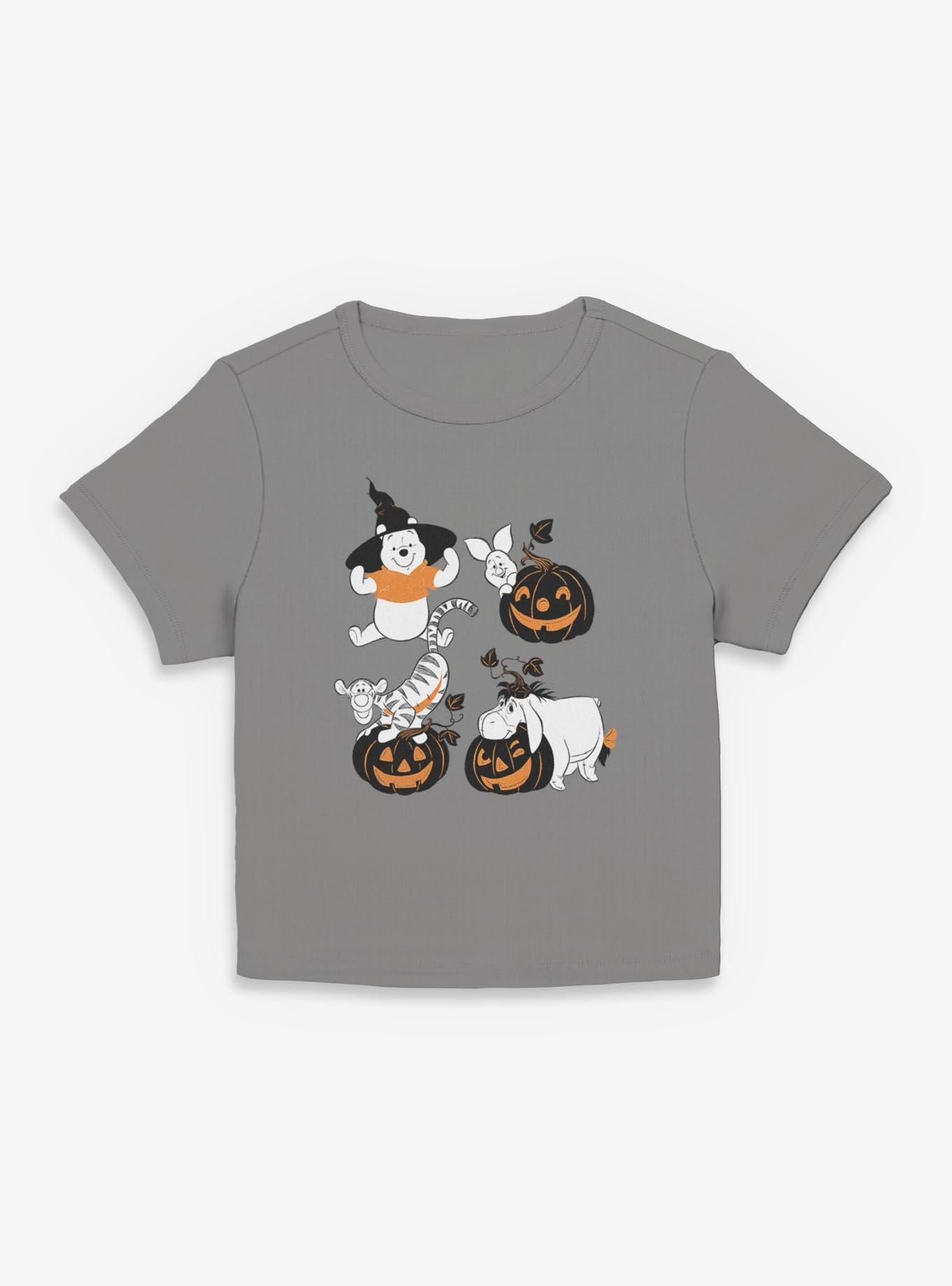 Disney Winnie The Pooh Sketchy Halloween Grid Womens Baby T-Shirt, , hi-res