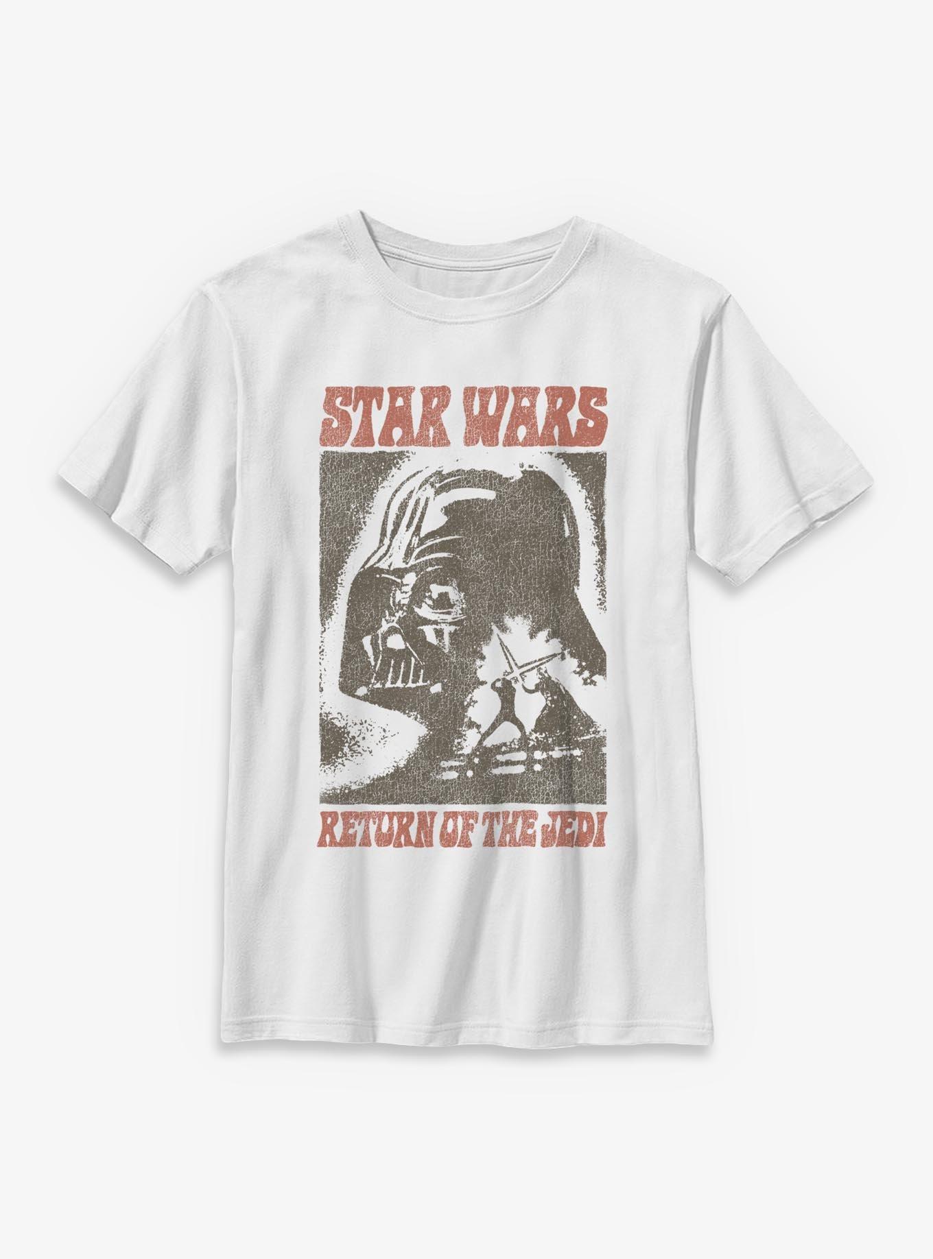 Star Wars Vader Poster Return Of The Jedi Youth T-Shirt, , hi-res