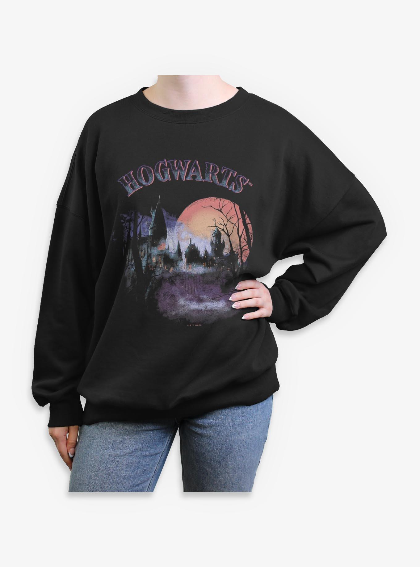 Harry Potter Horrorgwarts Womens Oversized Sweatshirt, , hi-res