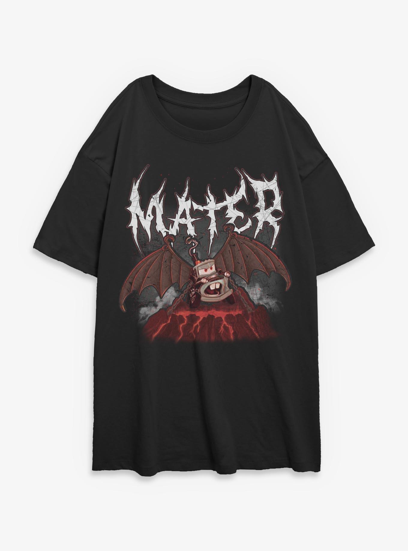 Disney Pixar Cars Metal Mater Womens Oversized T-Shirt, , hi-res