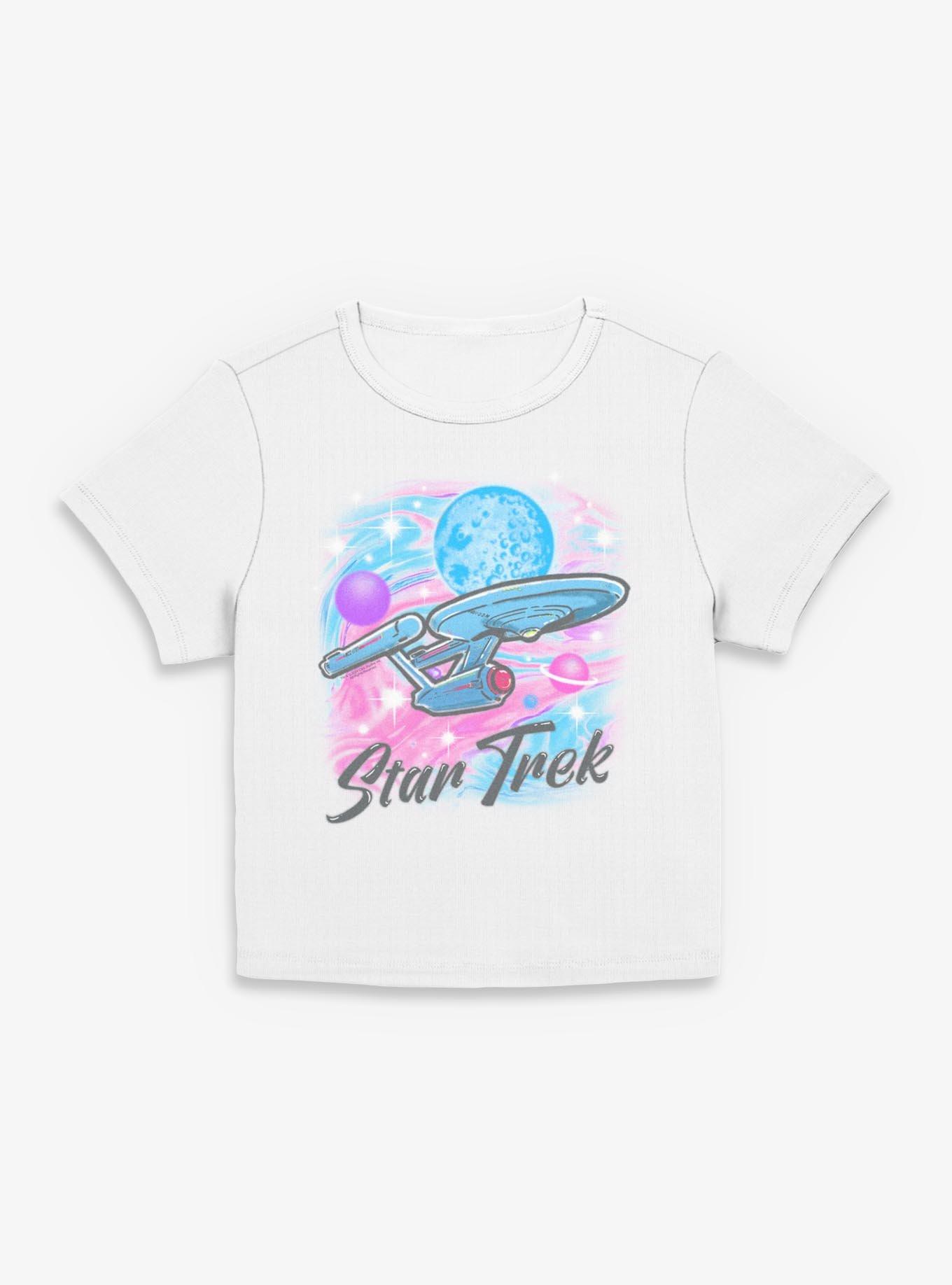 Star Trek Airbrushed Ship Womens Baby T-Shirt, , hi-res