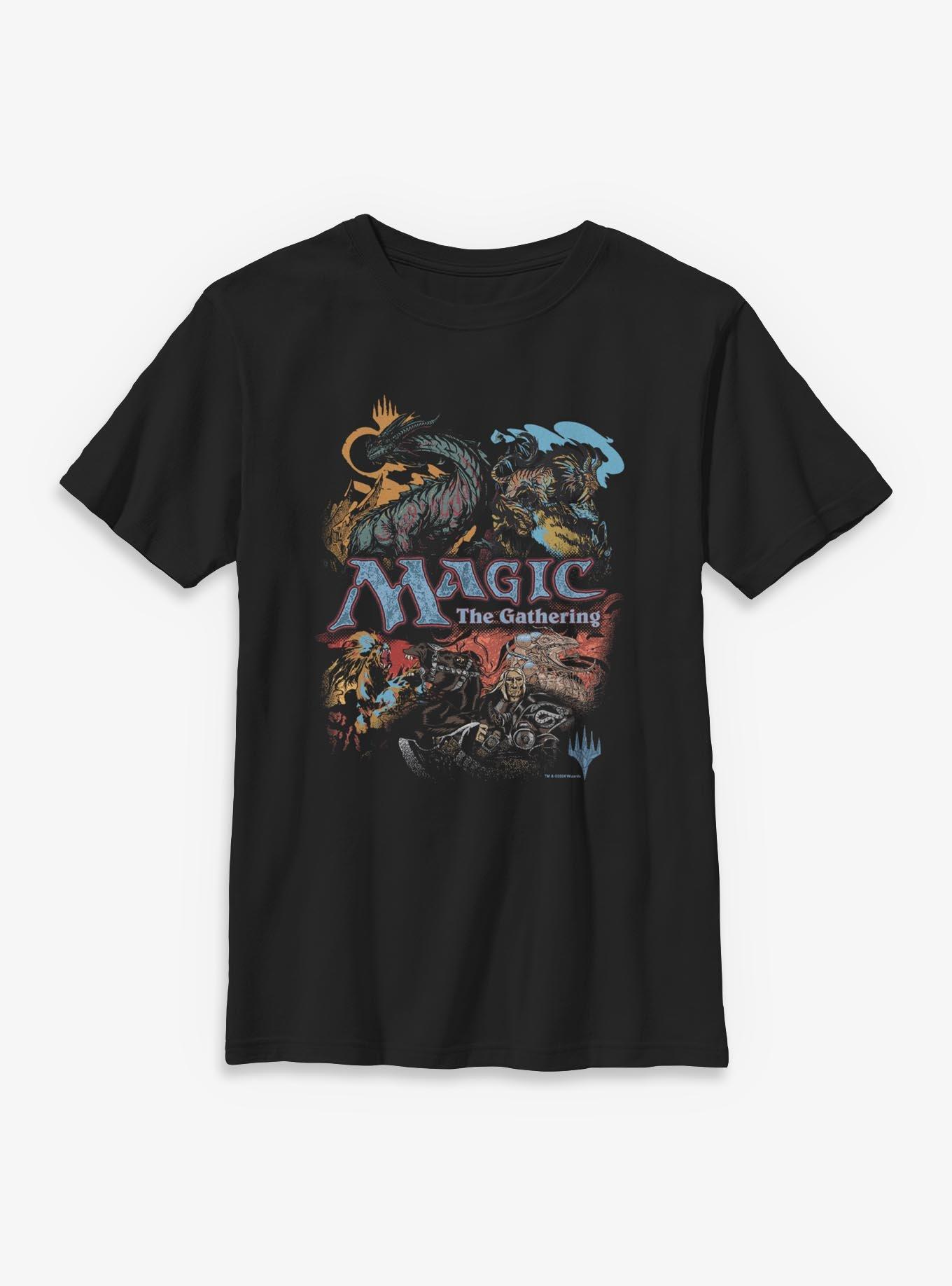 Magic: The Gathering Vintage Collage Youth T-Shirt, , hi-res