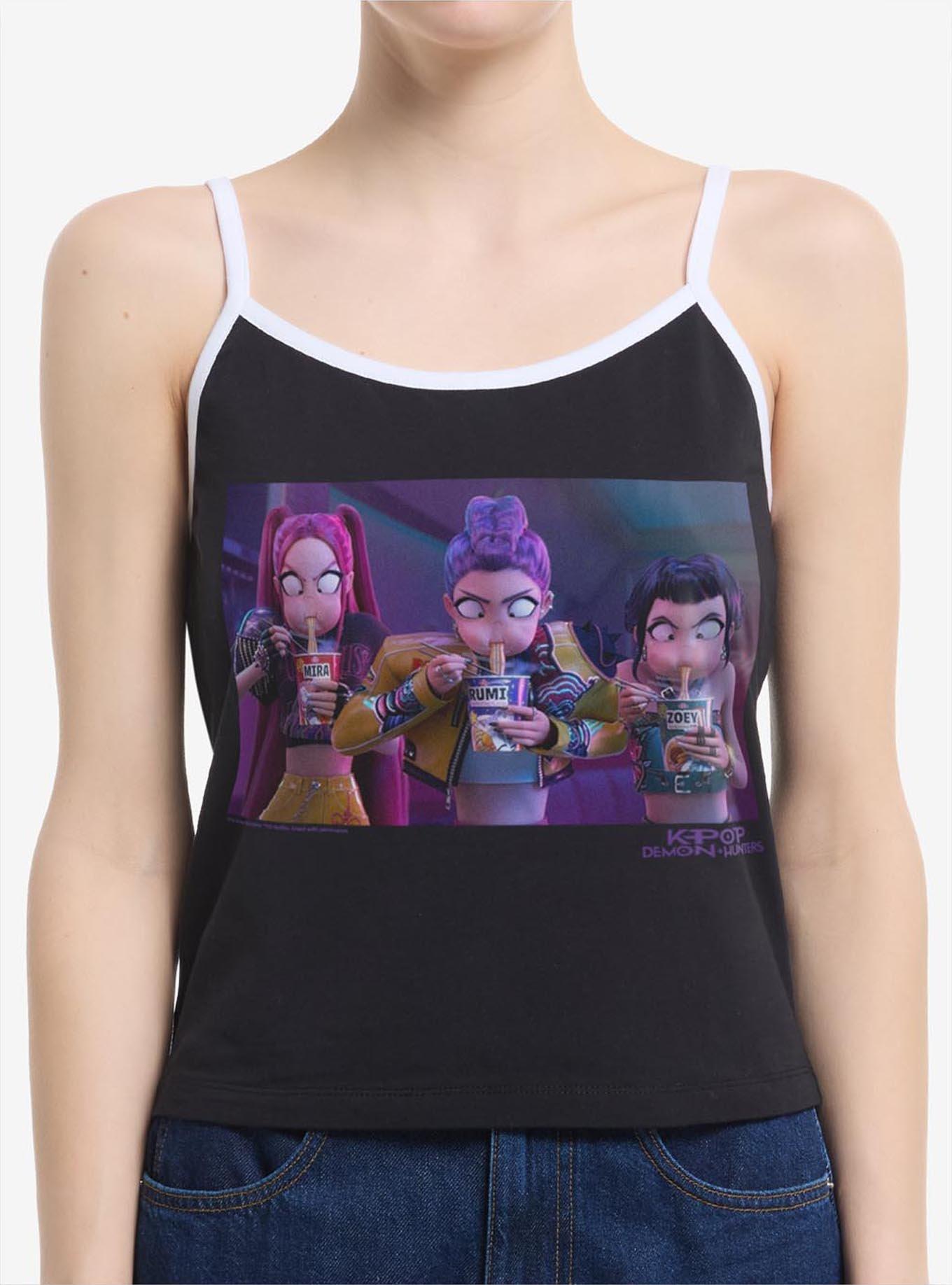 KPop Demon Hunters Huntrix Eating Womens Cami, , hi-res
