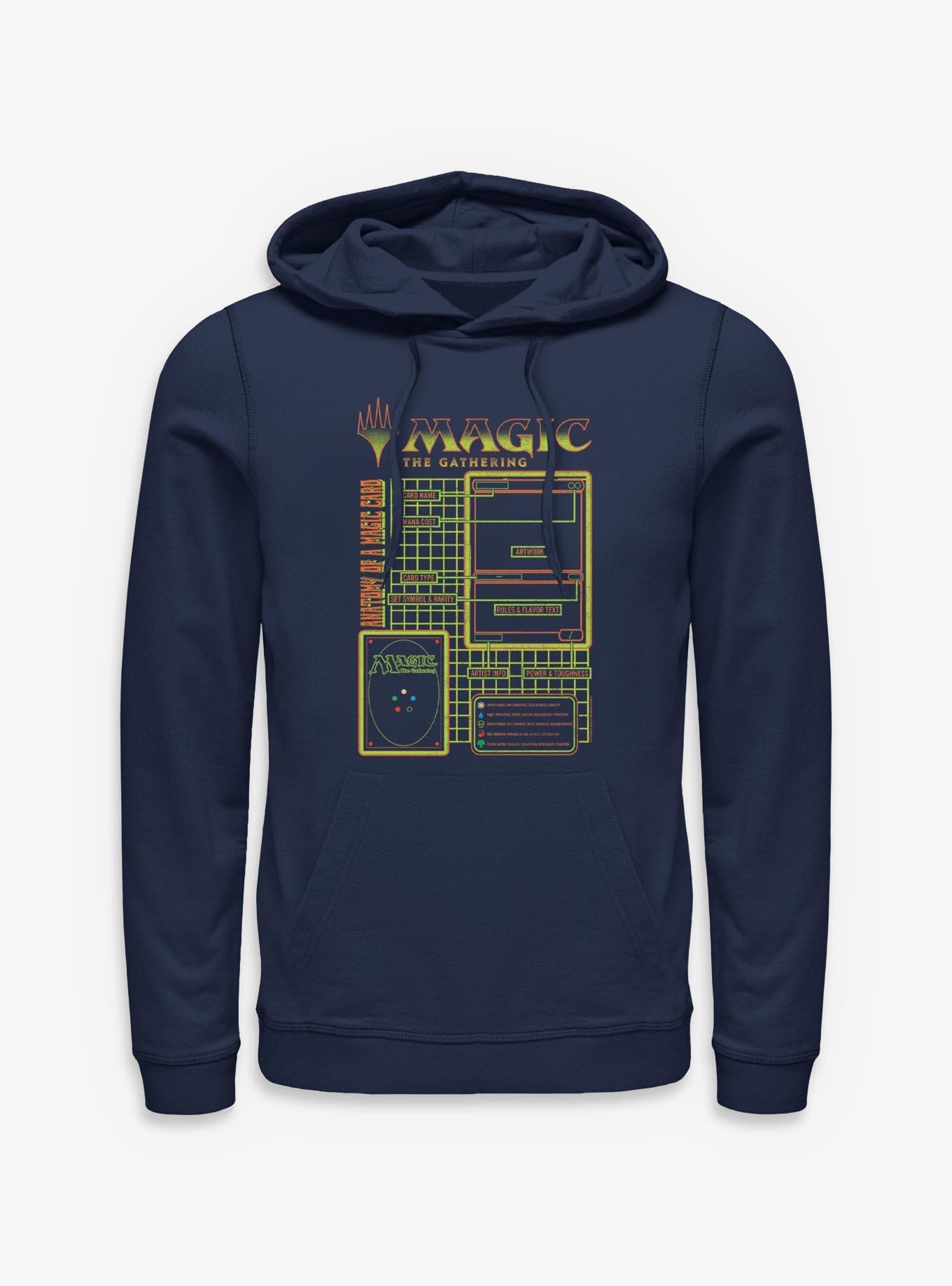 Magic: The Gathering Card Schematic Hoodie