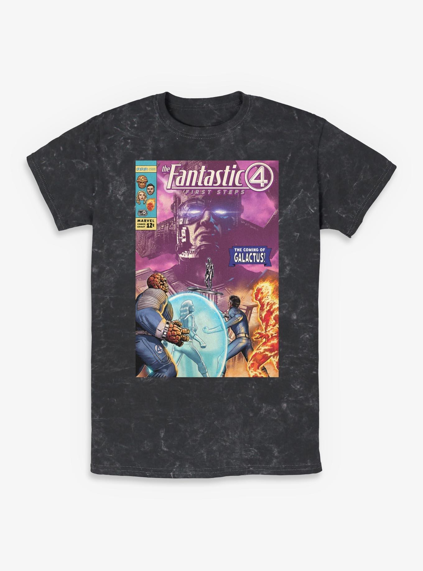 Marvel The Fantastic Four: First Steps The Coming Of Galactus Mineral Wash T-Shirt, , hi-res