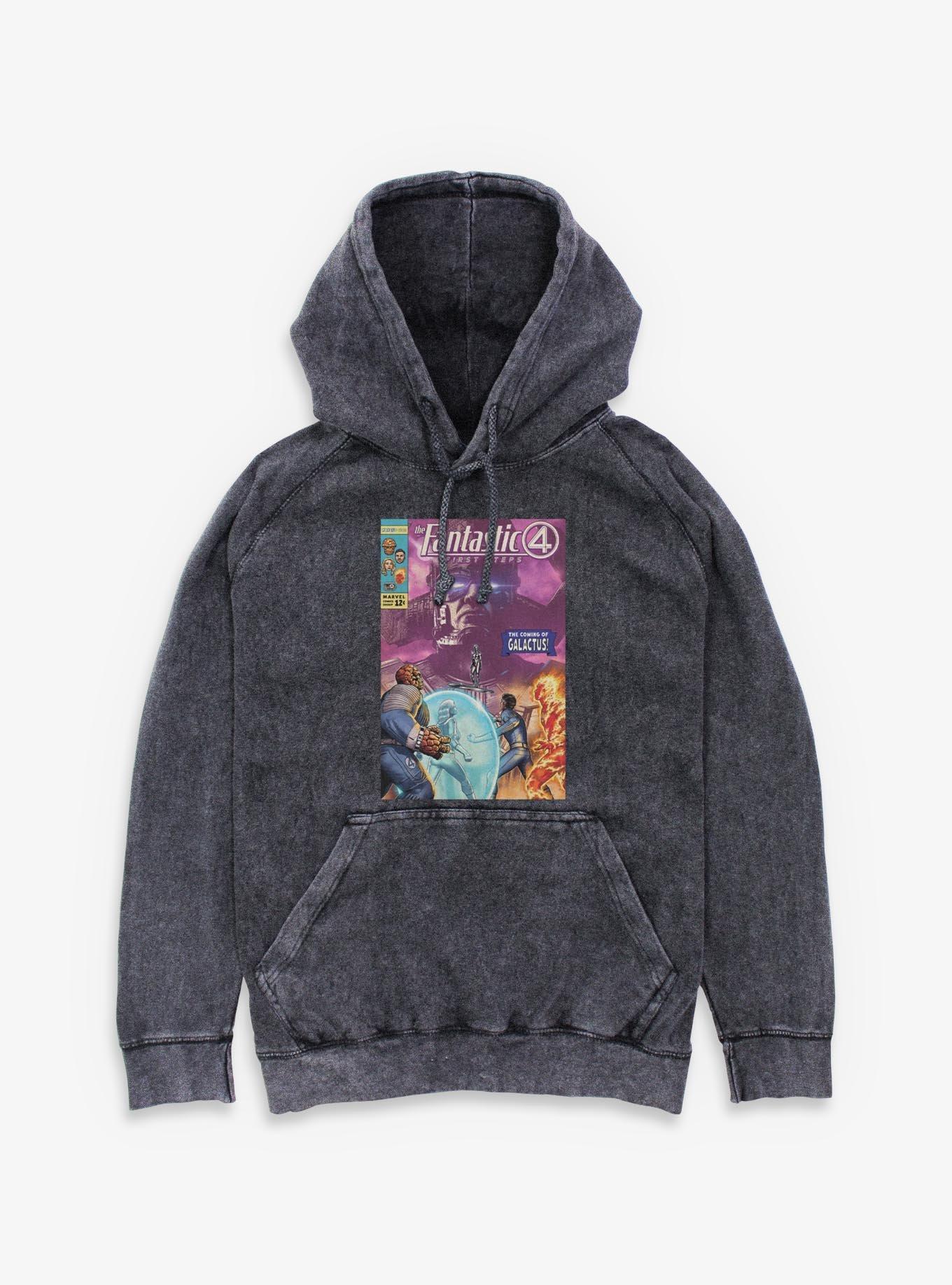 Marvel The Fantastic Four: First Steps The Coming Of Galactus Mineral Wash Hoodie, , hi-res