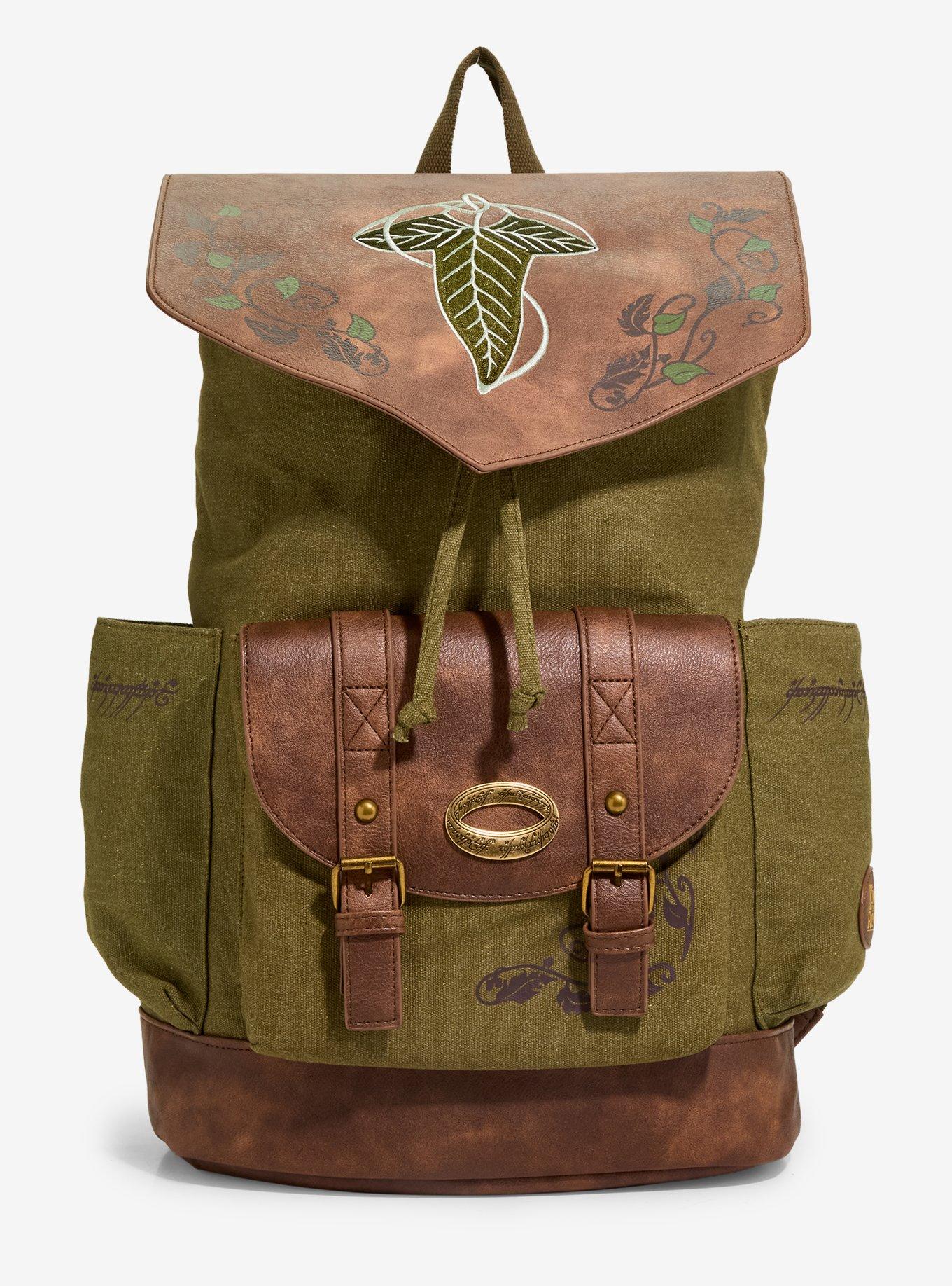 The Lord Of The Rings Leaf Of L&oacute;rien Slouch Backpack, , hi-res