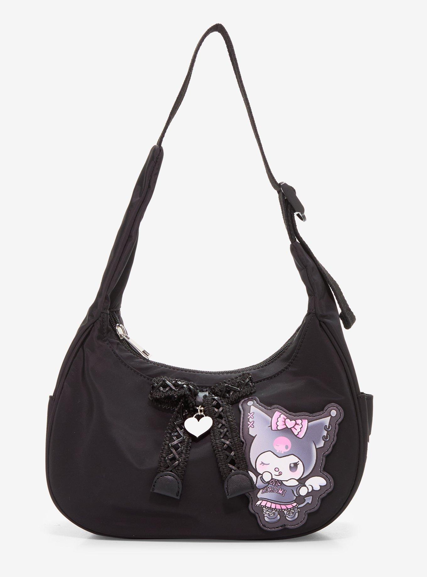 Her Universe Kuromi Angel Ribbon Shoulder Bag, , hi-res