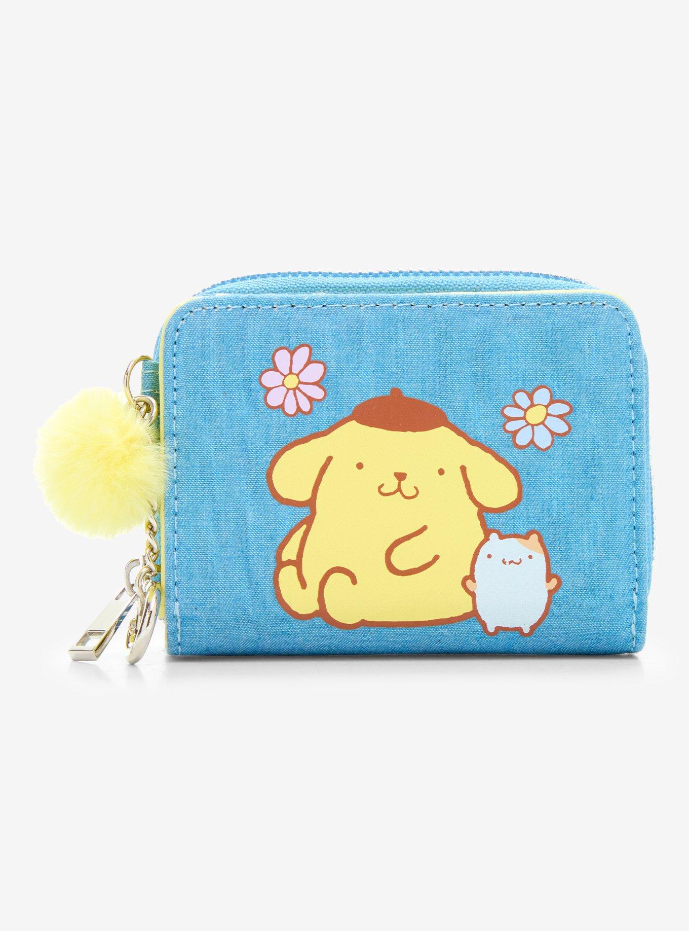 Her Universe Pompompurin Floral Chambray Mini Wallet, , hi-res