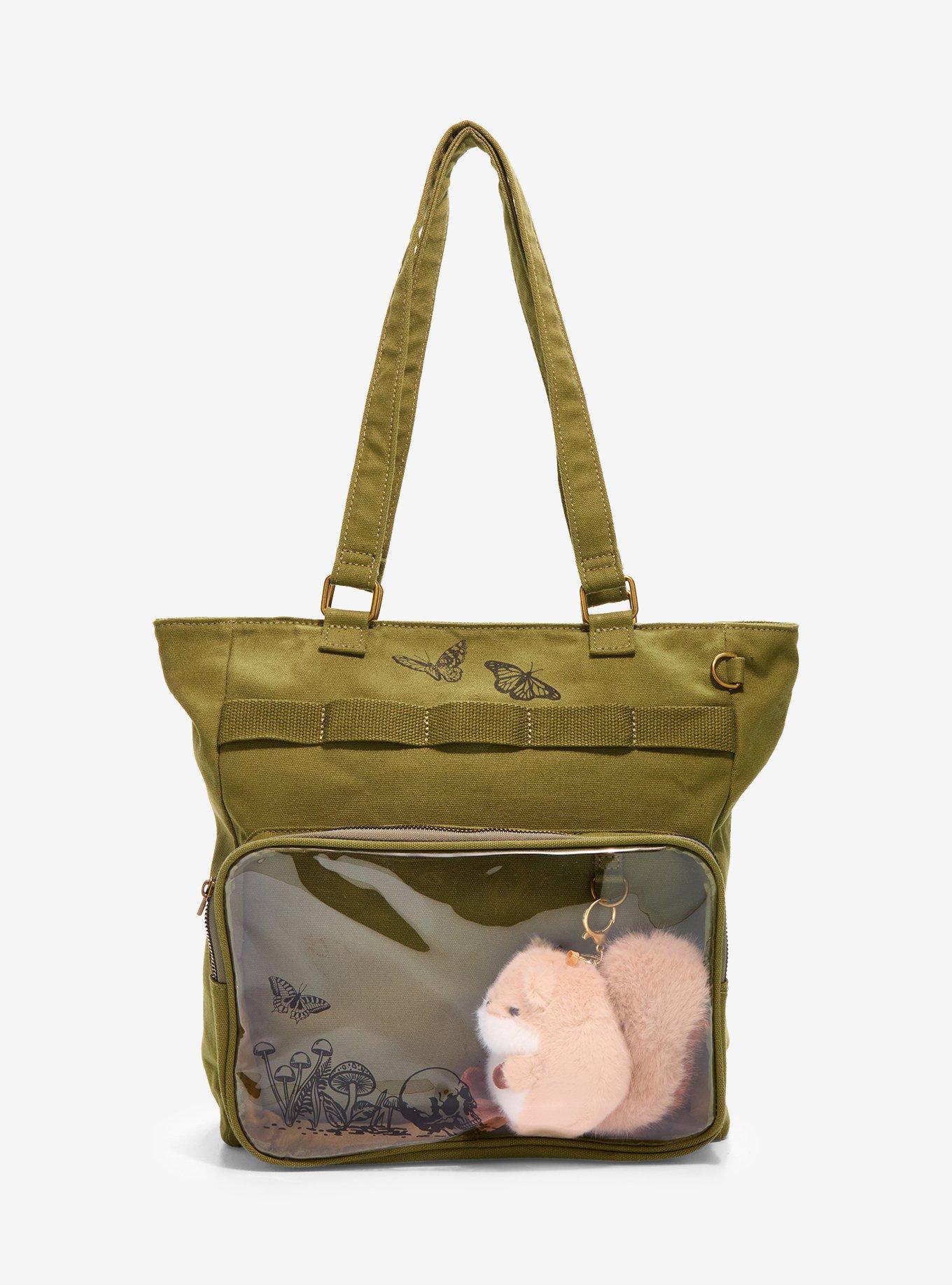 Green Squirrel Trinket Display Tote Bag, , hi-res