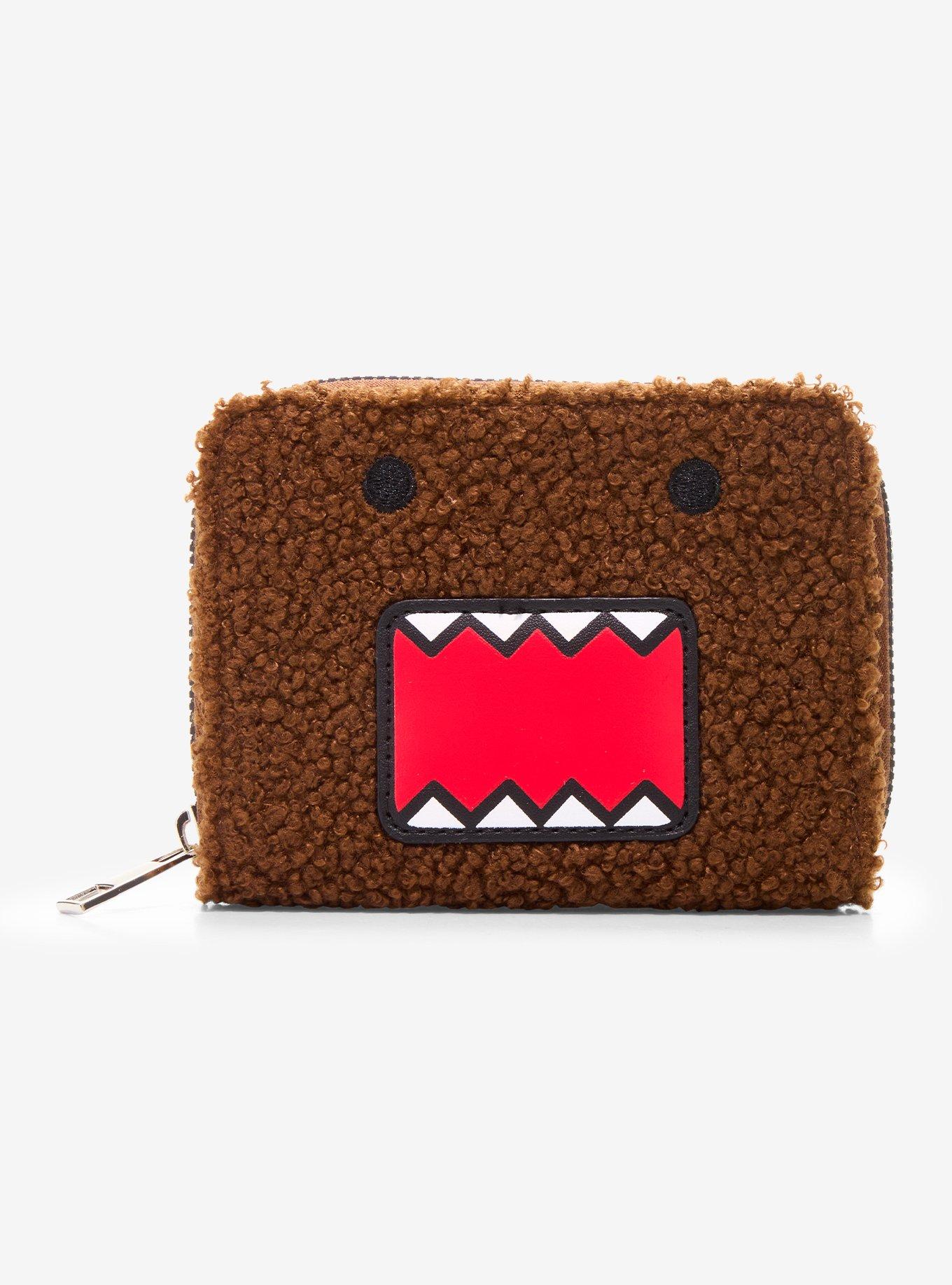 Domo Fuzzy Mini Zipper Wallet, , hi-res