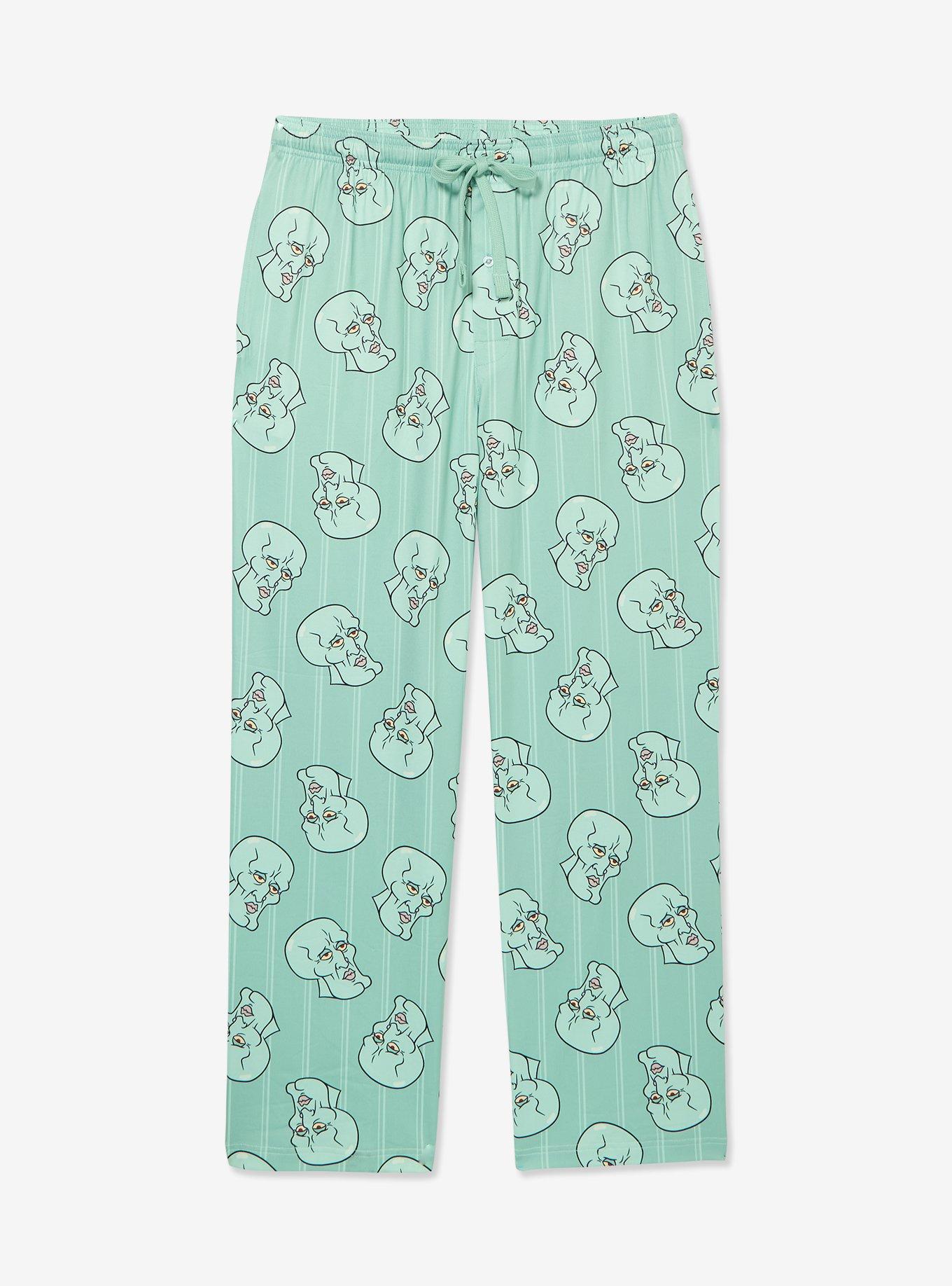 SpongeBob SquarePants Handsome Squidward Allover Print Sleep Pants - BoxLunch Exclusive, , hi-res