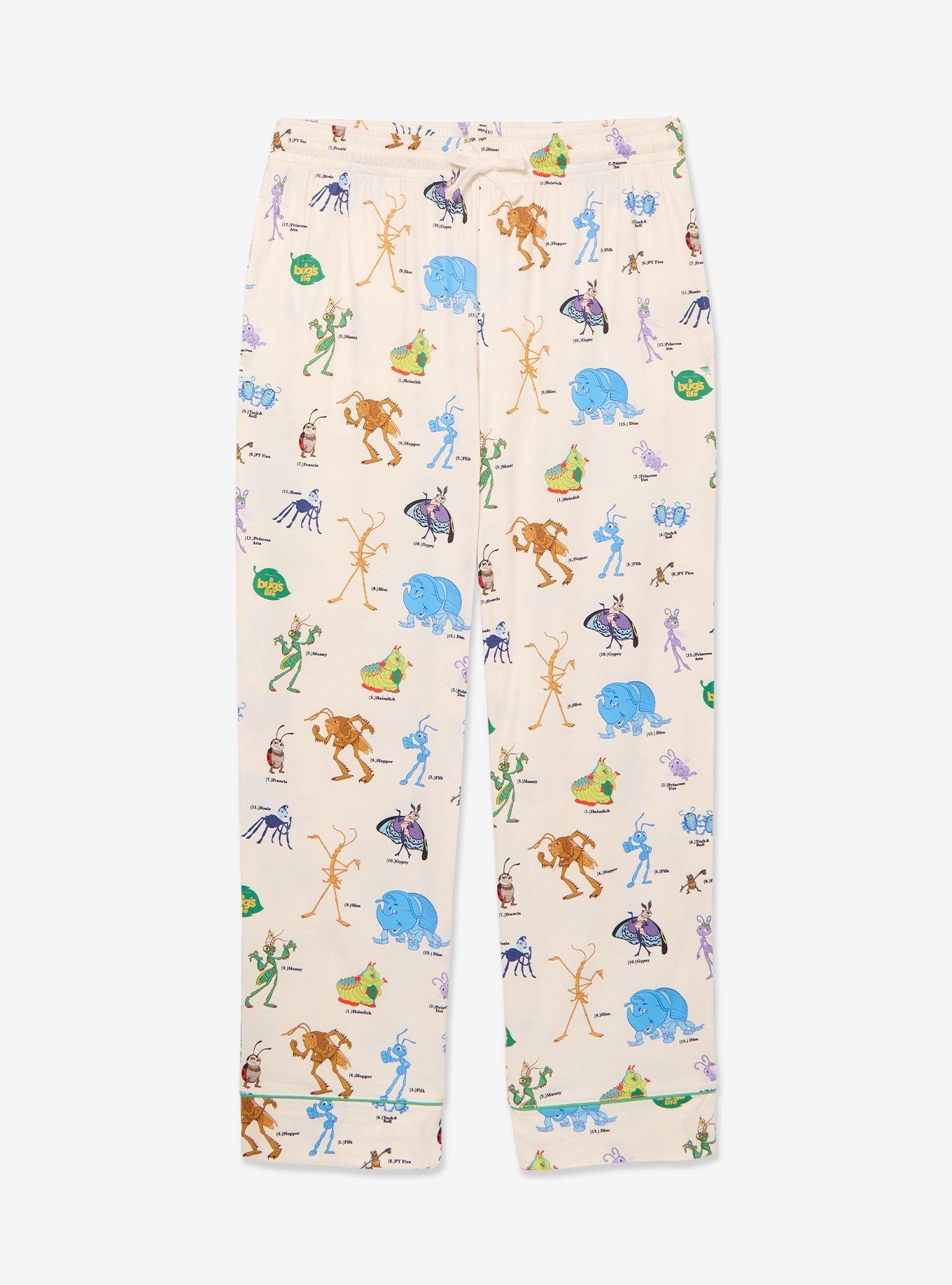Disney Pixar A Bug's Life Characters Allover Print Sleep Pants - BoxLunch Exclusive, , hi-res