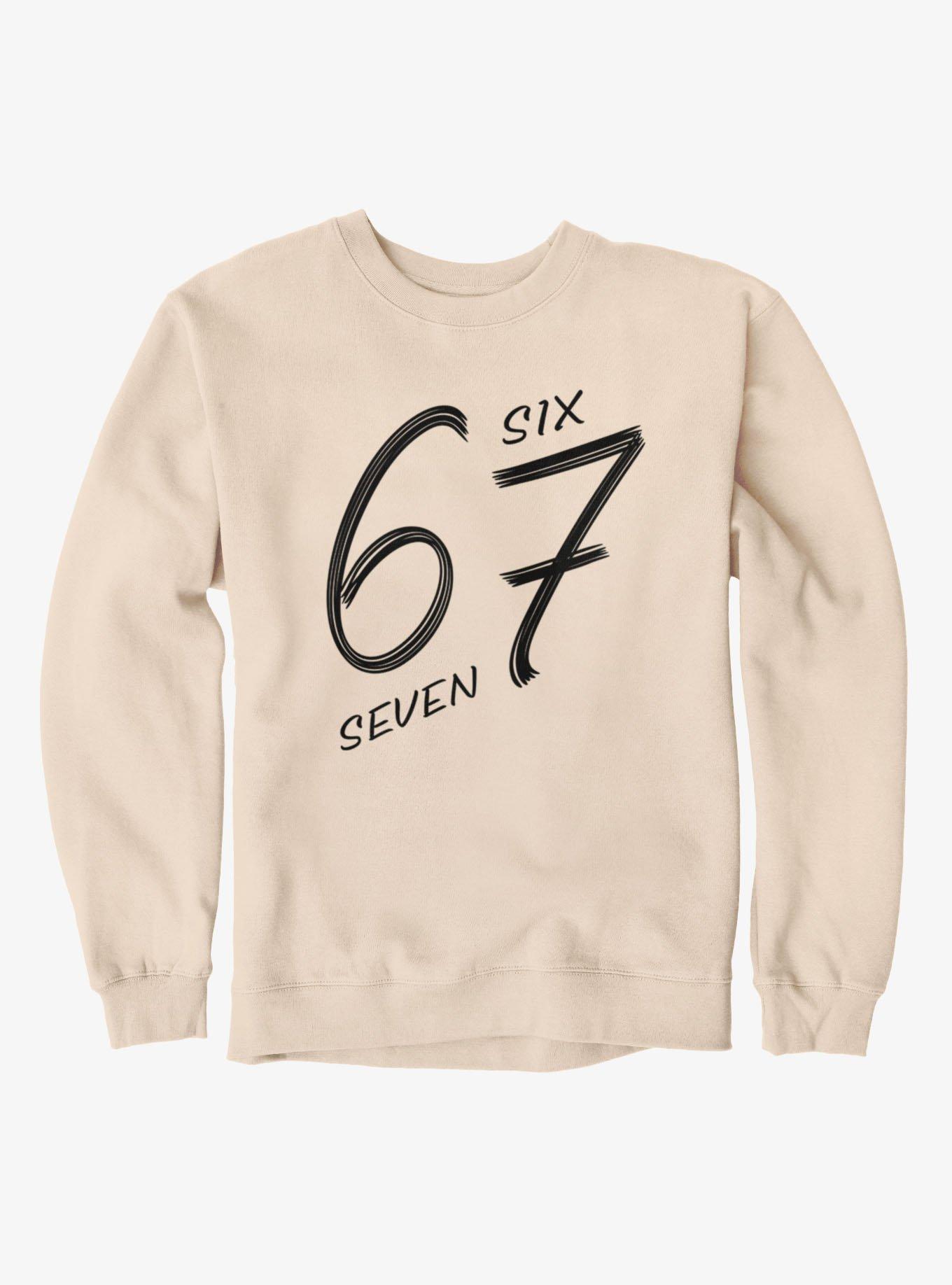 Six Seven Sweatshirt, SAND, hi-res