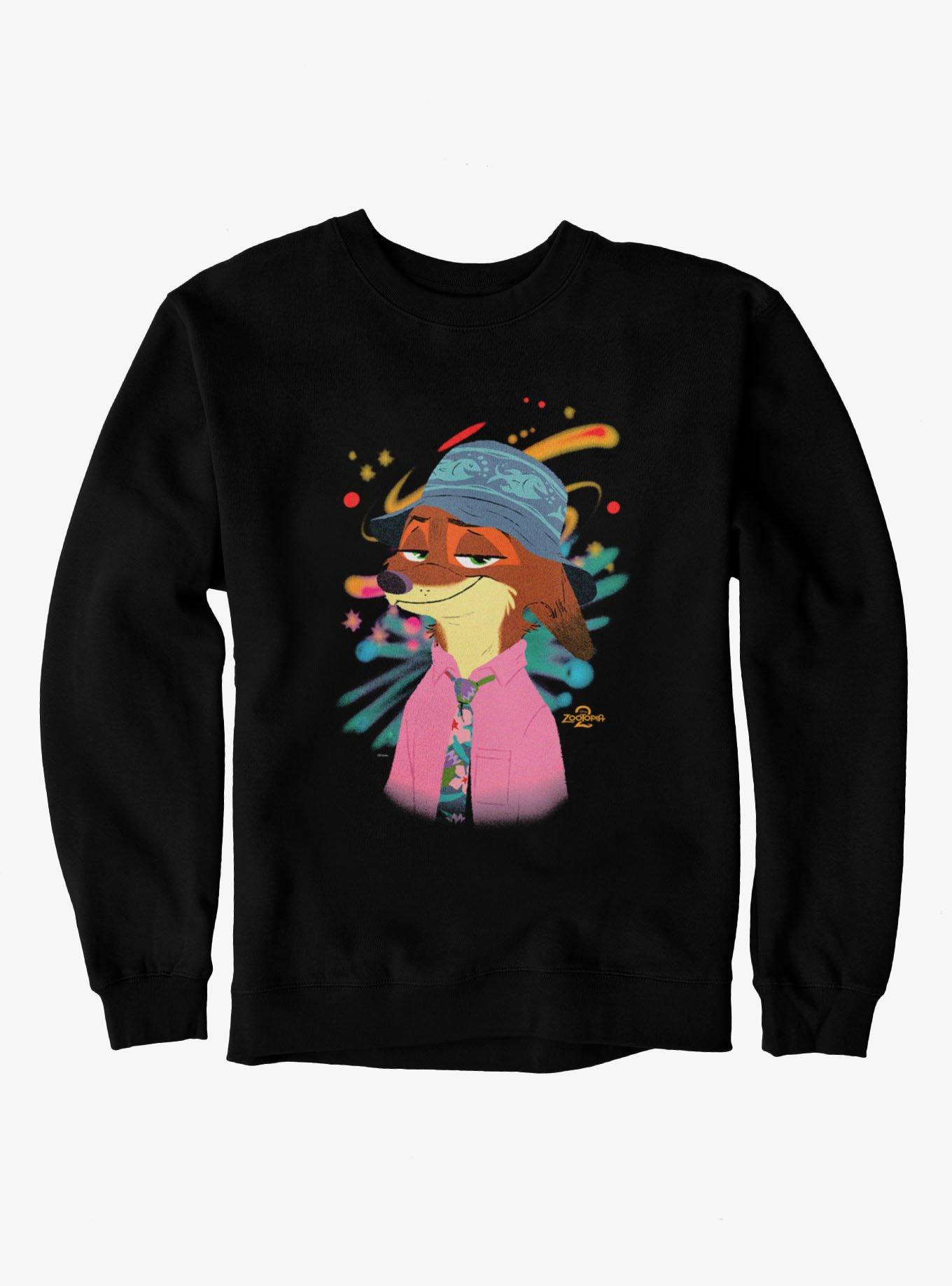 Disney Zootopia 2 Cosmic Nick Wilde Sweatshirt, , hi-res