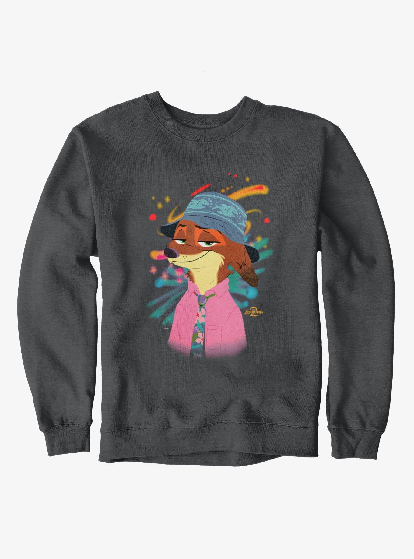 Disney Zootopia 2 Cosmic Nick Wilde Sweatshirt, , hi-res