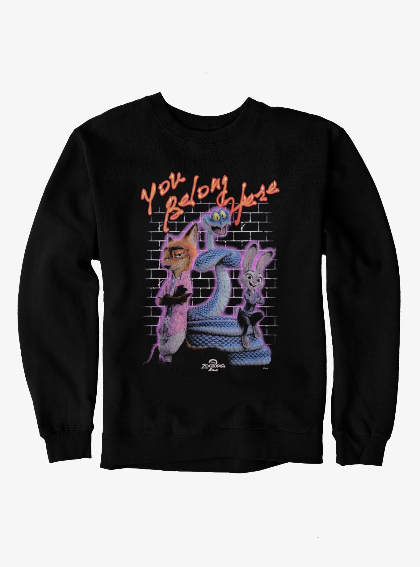 Disney Zootopia 2 You Belong Here Sweatshirt