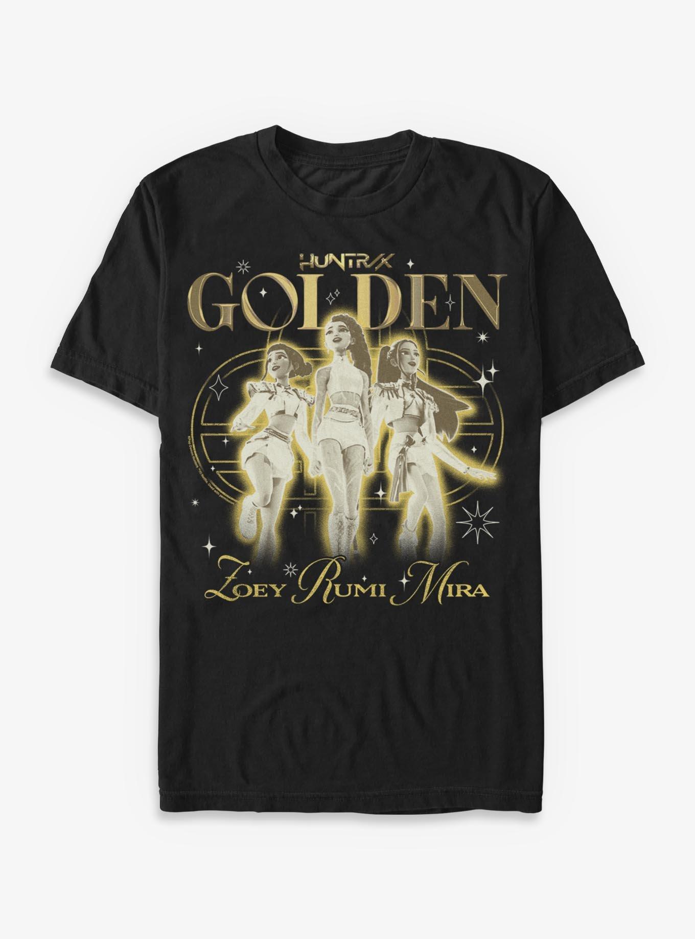 KPop Demon Hunters HUNTRX Golden Trio T-Shirt