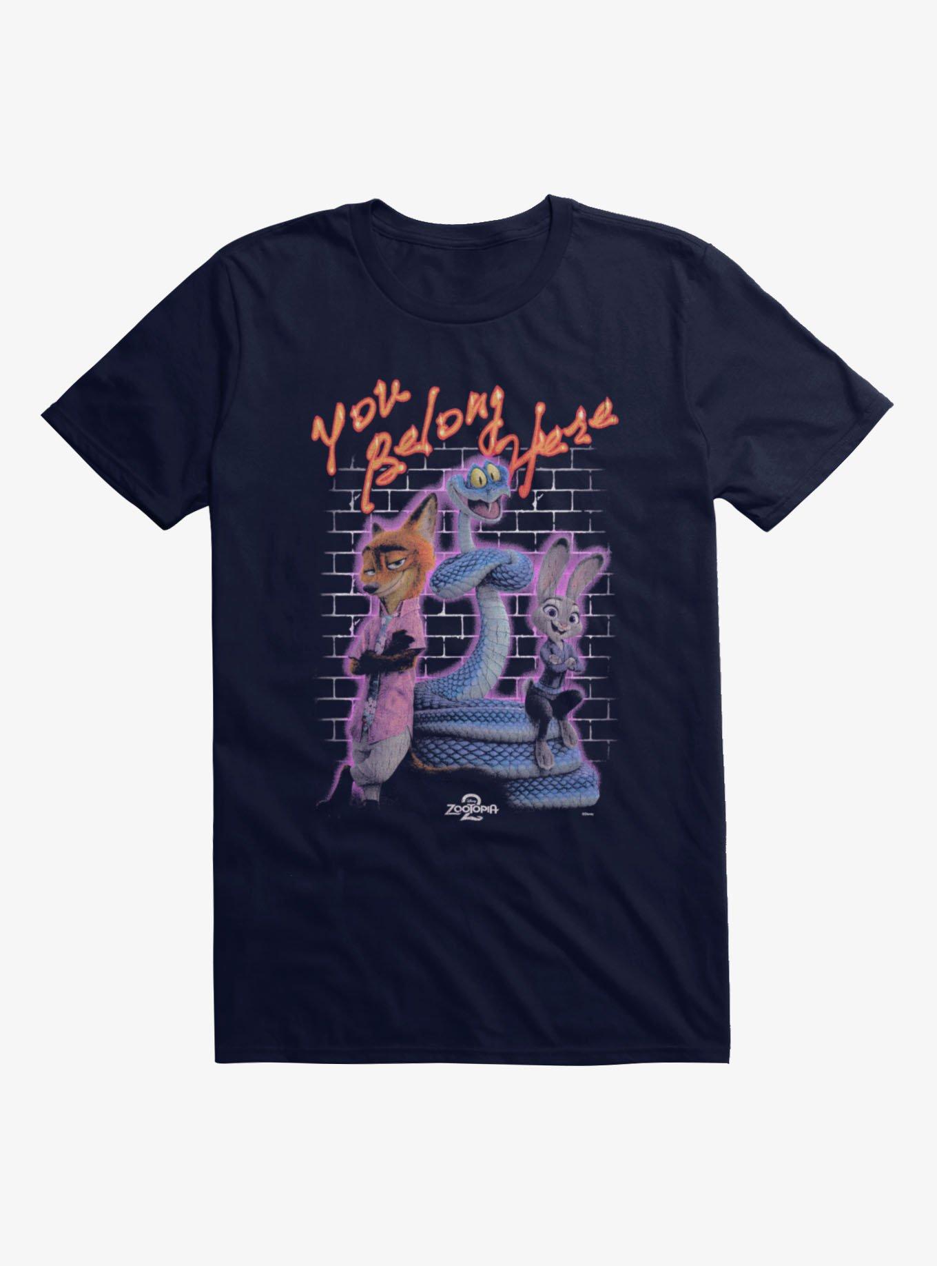Disney Zootopia 2 You Belong Here T-Shirt
