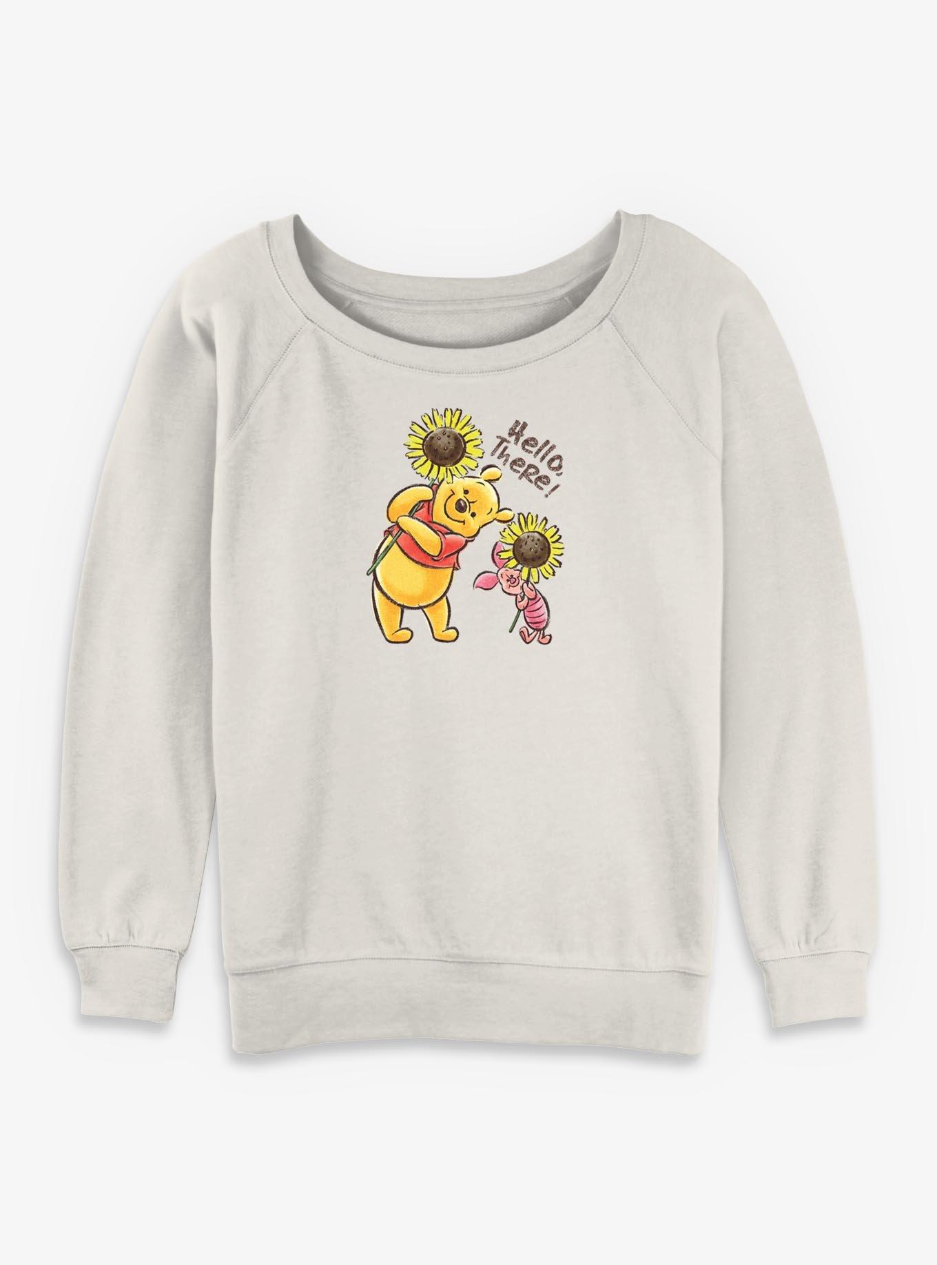 Disney Winnie The Pooh & Piglet Hello There Womens Slouchy Sweatshirt, , hi-res