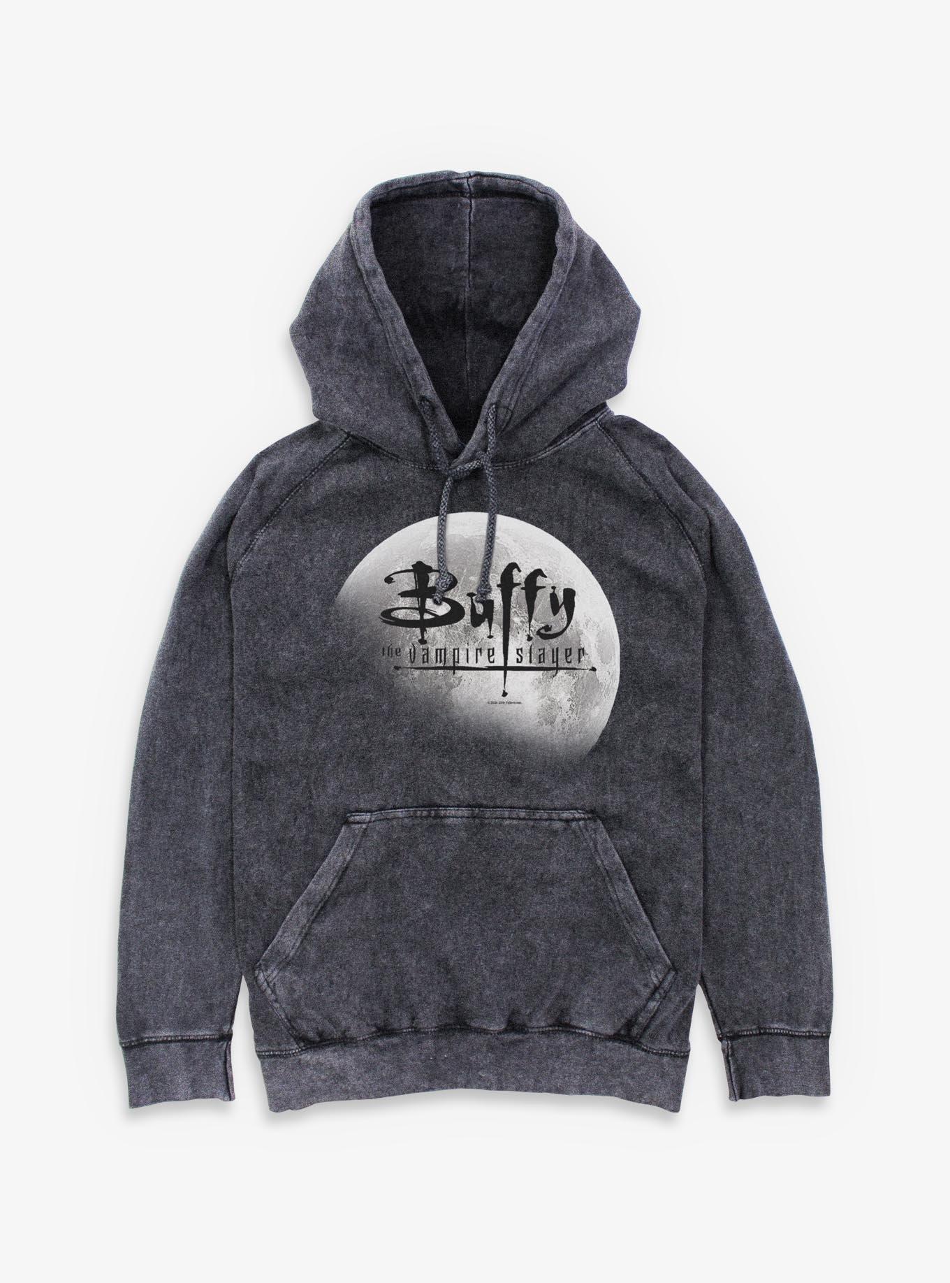 Buffy The Vampire Slayer Moon Mineral Wash Hoodie, , hi-res