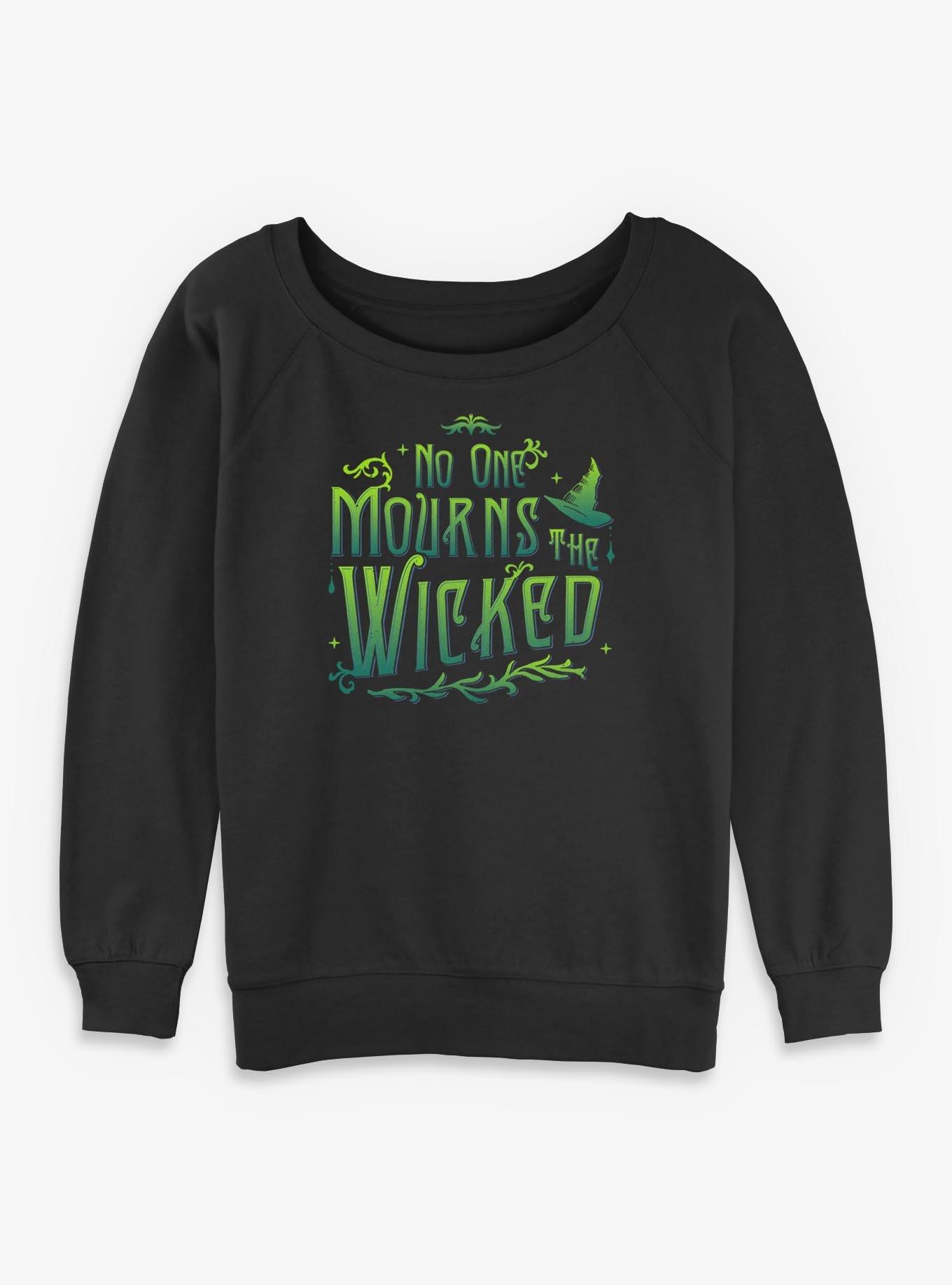 Wicked No One Mourns The Wicked Womens Slouchy Sweatshirt, , hi-res