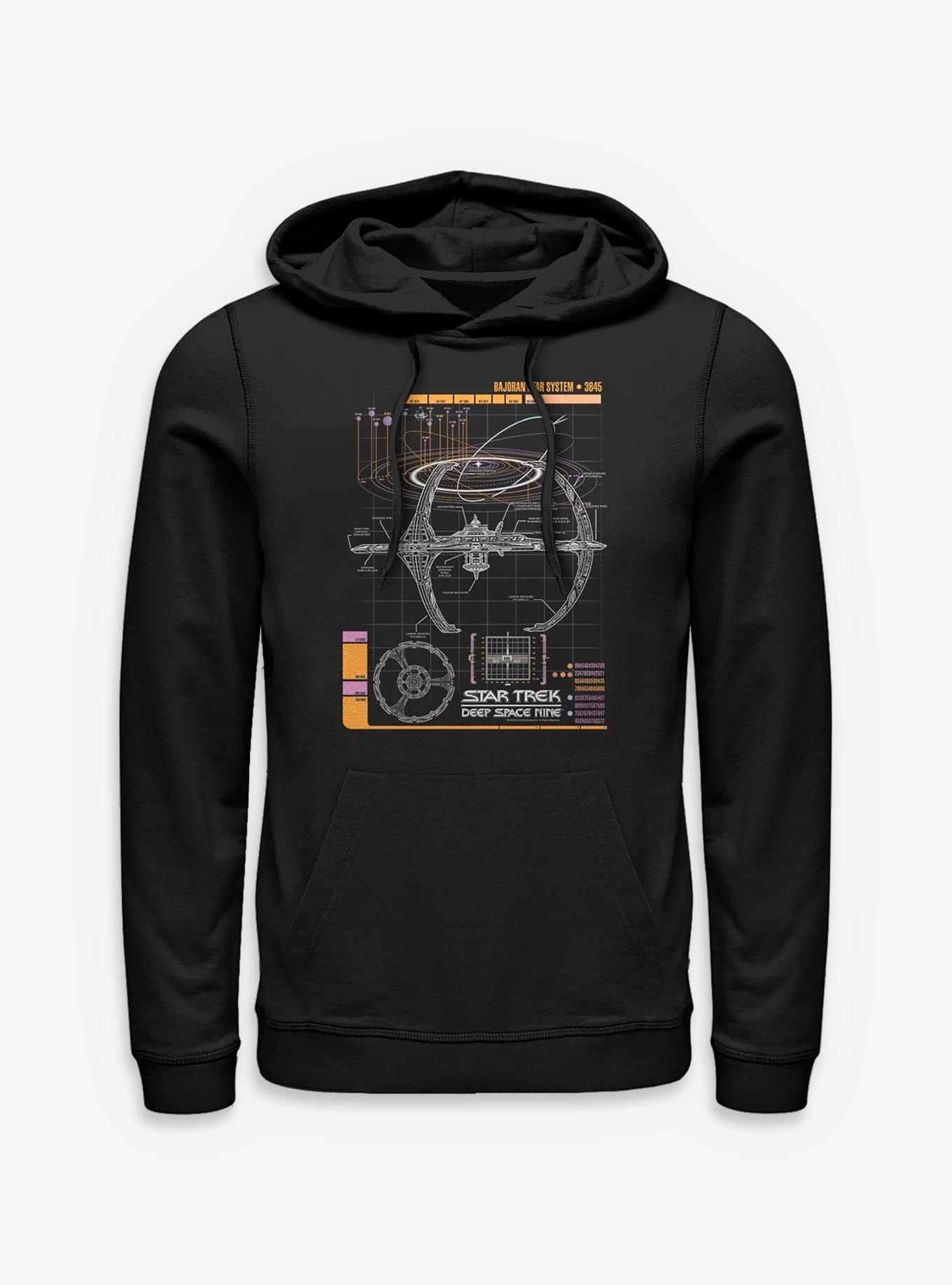 Star Trek: Deep Space Nine Schematic Hoodie, , hi-res