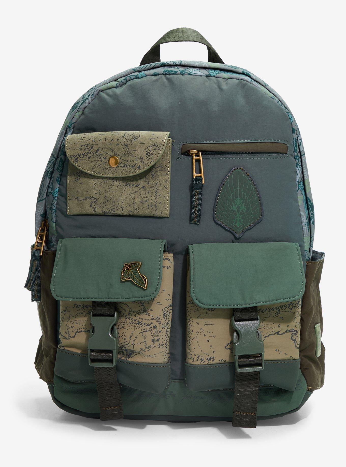 The Lord of The Rings Map Print Multi-Pocket Backpack, , hi-res