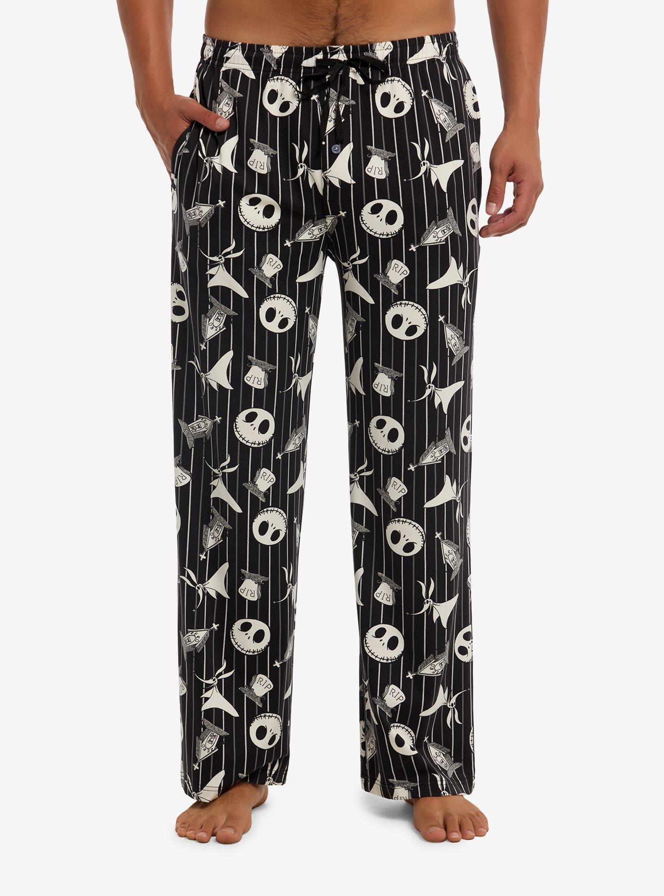The Nightmare Before Christmas Jack Pinstripe Pajama Pants, , hi-res