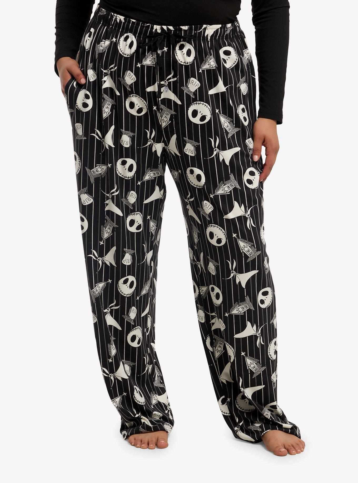 The Nightmare Before Christmas Jack Pinstripe Pajama Pants Plus Size, , hi-res