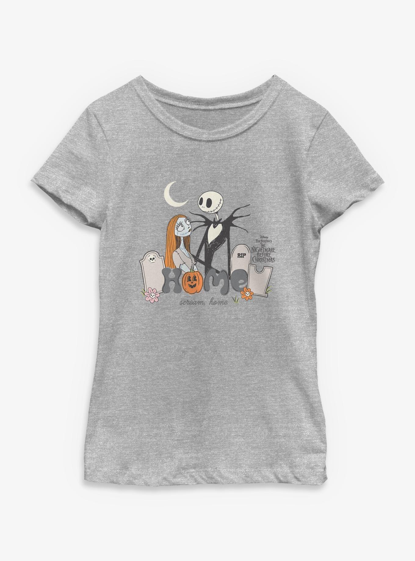 The Nightmare Before Christmas Home Scream Youth Girls T-Shirt