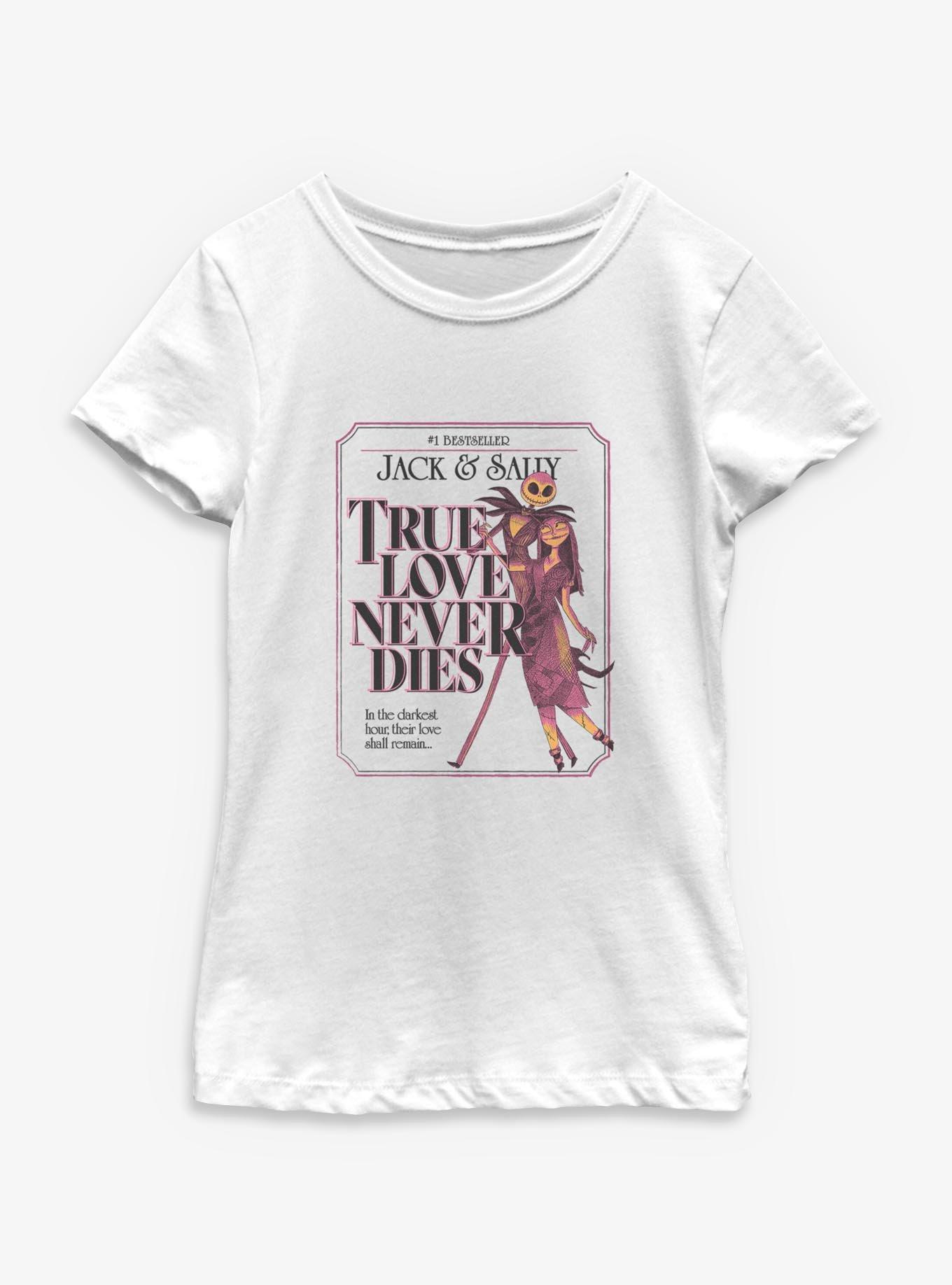 The Nightmare Before Christmas True Love Never Youth Girls T-Shirt, , hi-res